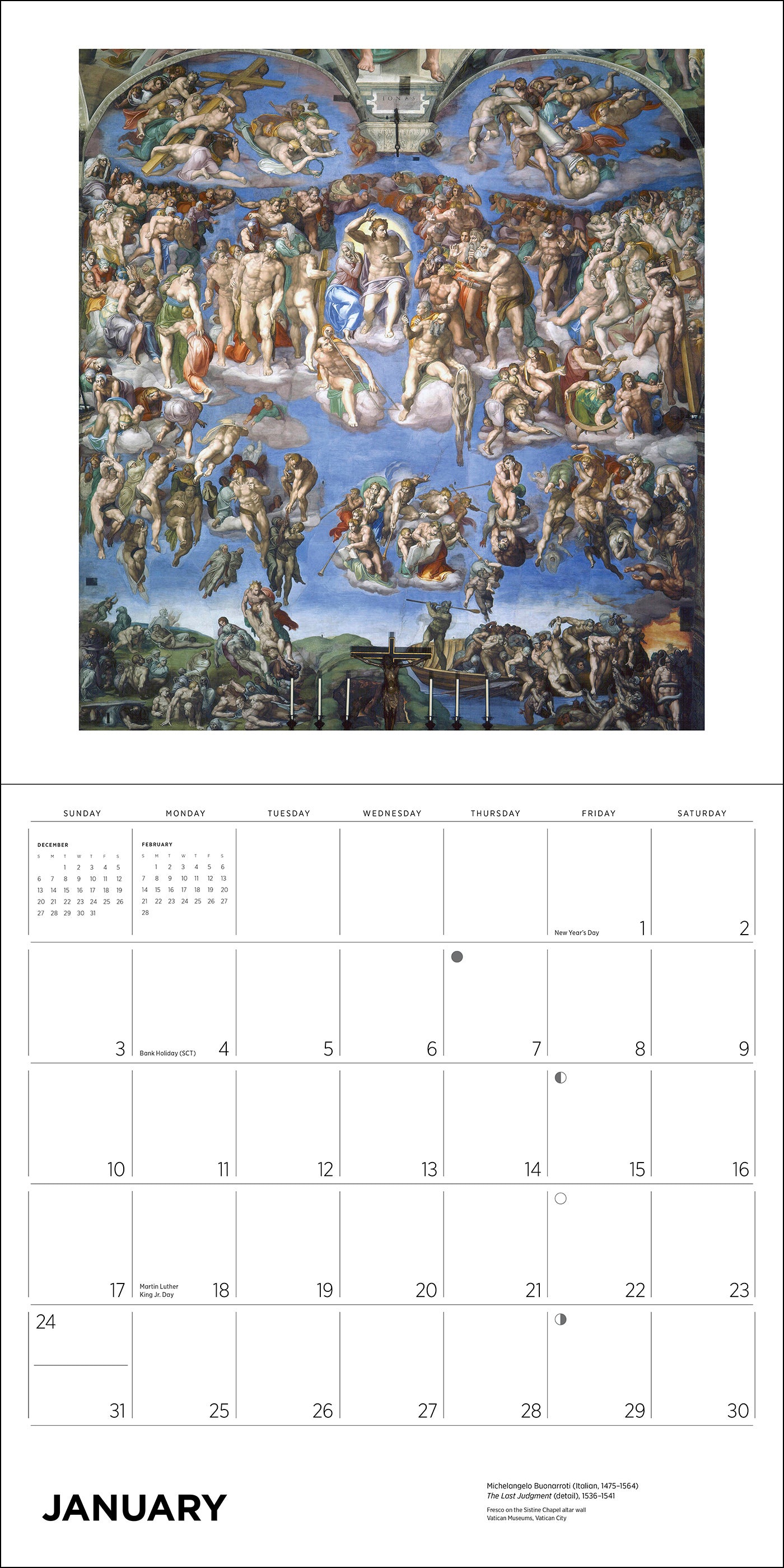 pomegranate-michelangelo-wandkalender-2027-renaissance image 3