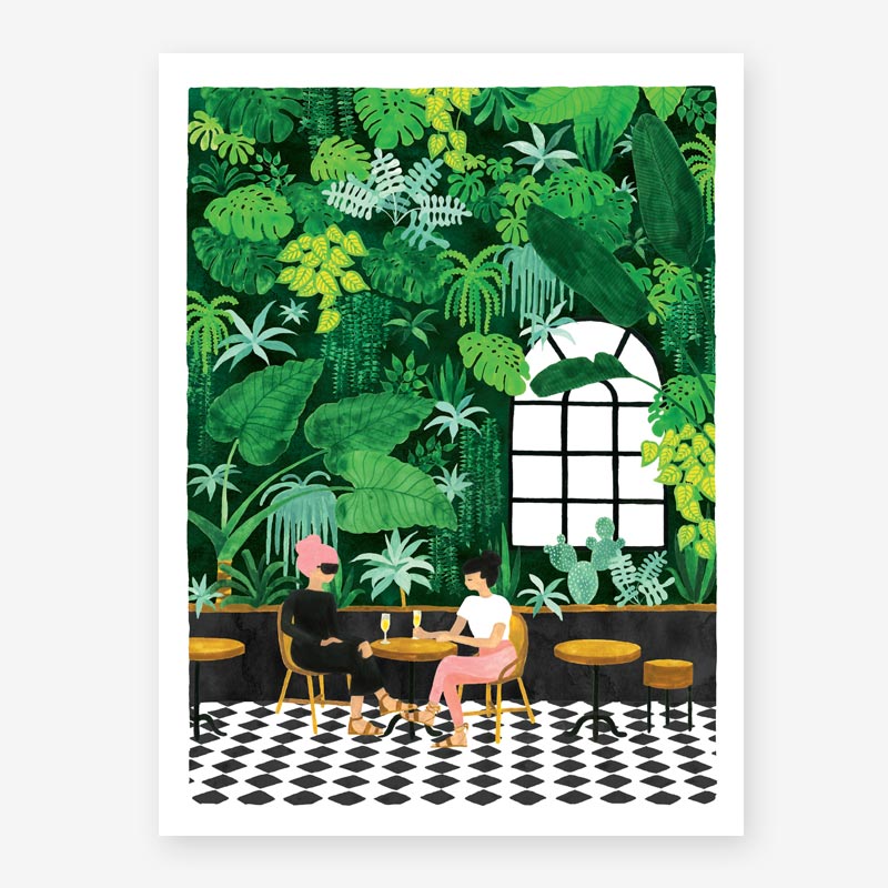 all-the-ways-to-say-caf-poster-freunde-kaffee-50x70 image 1
