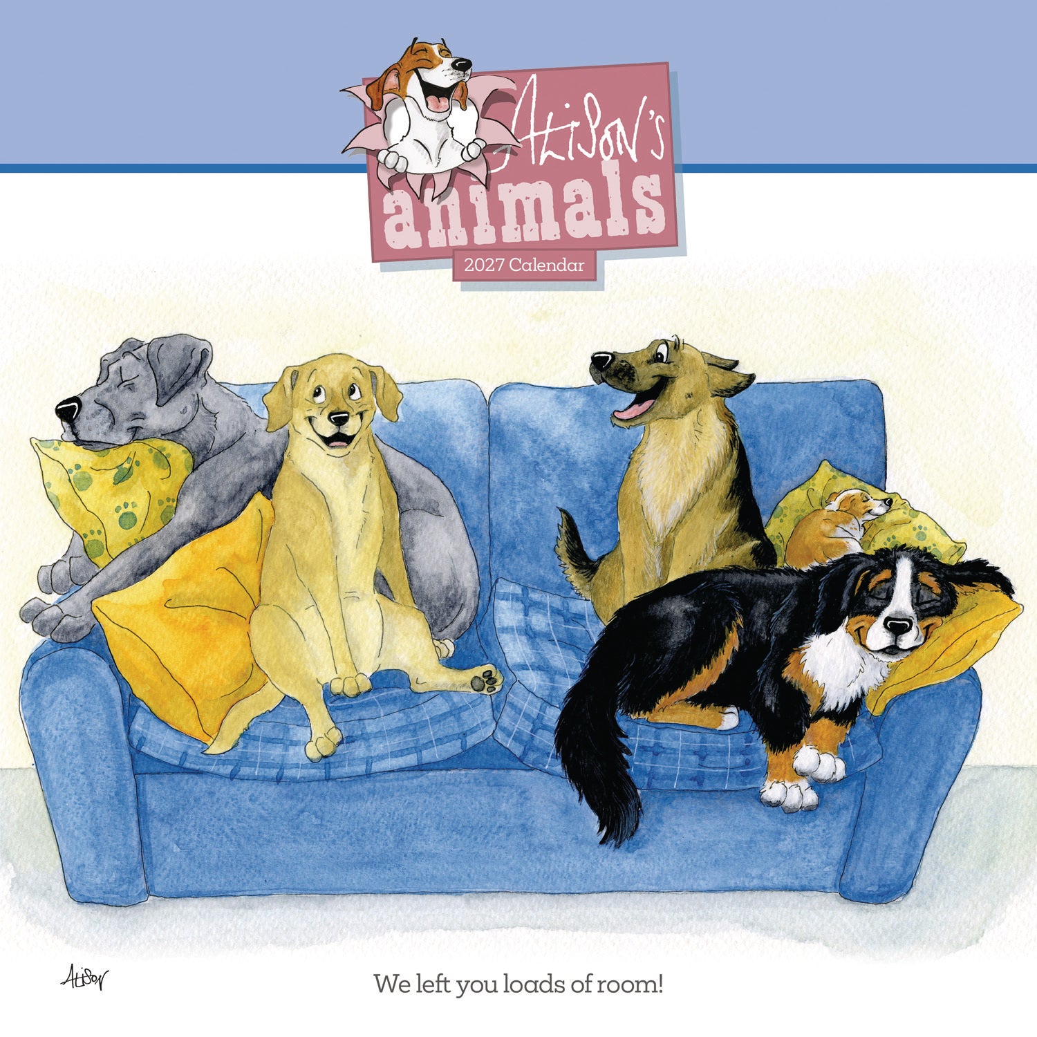 otter-house-alisons-animals-wandkalender-2027-spiralbindung image 1