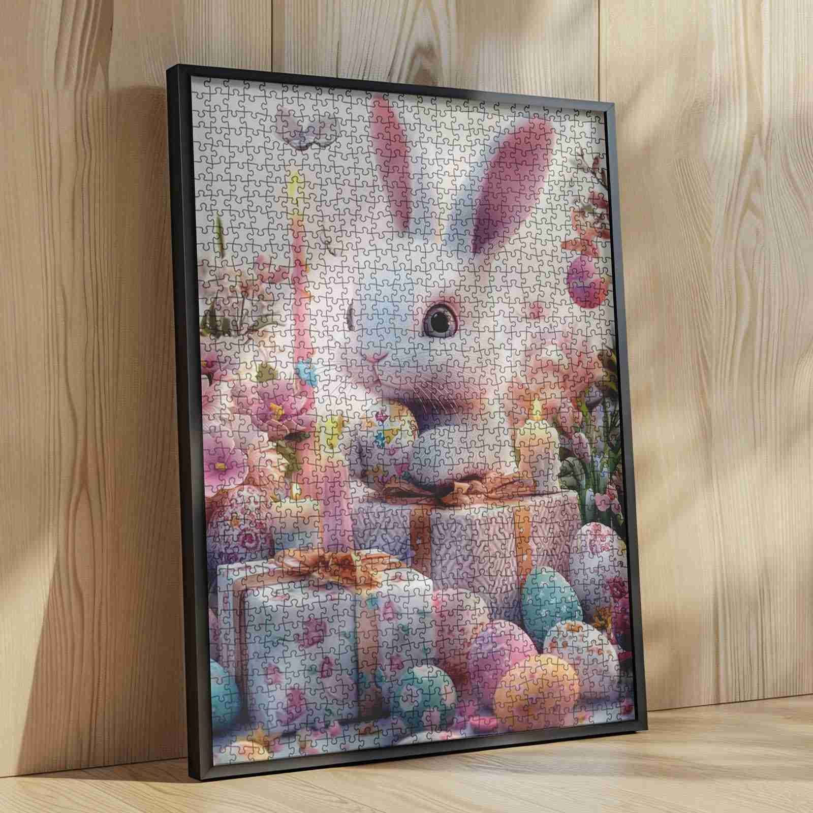 tucocoo-jigsaw-puzzles-osterhase-mit-ostereiern-puzzle-1000-teile image 3