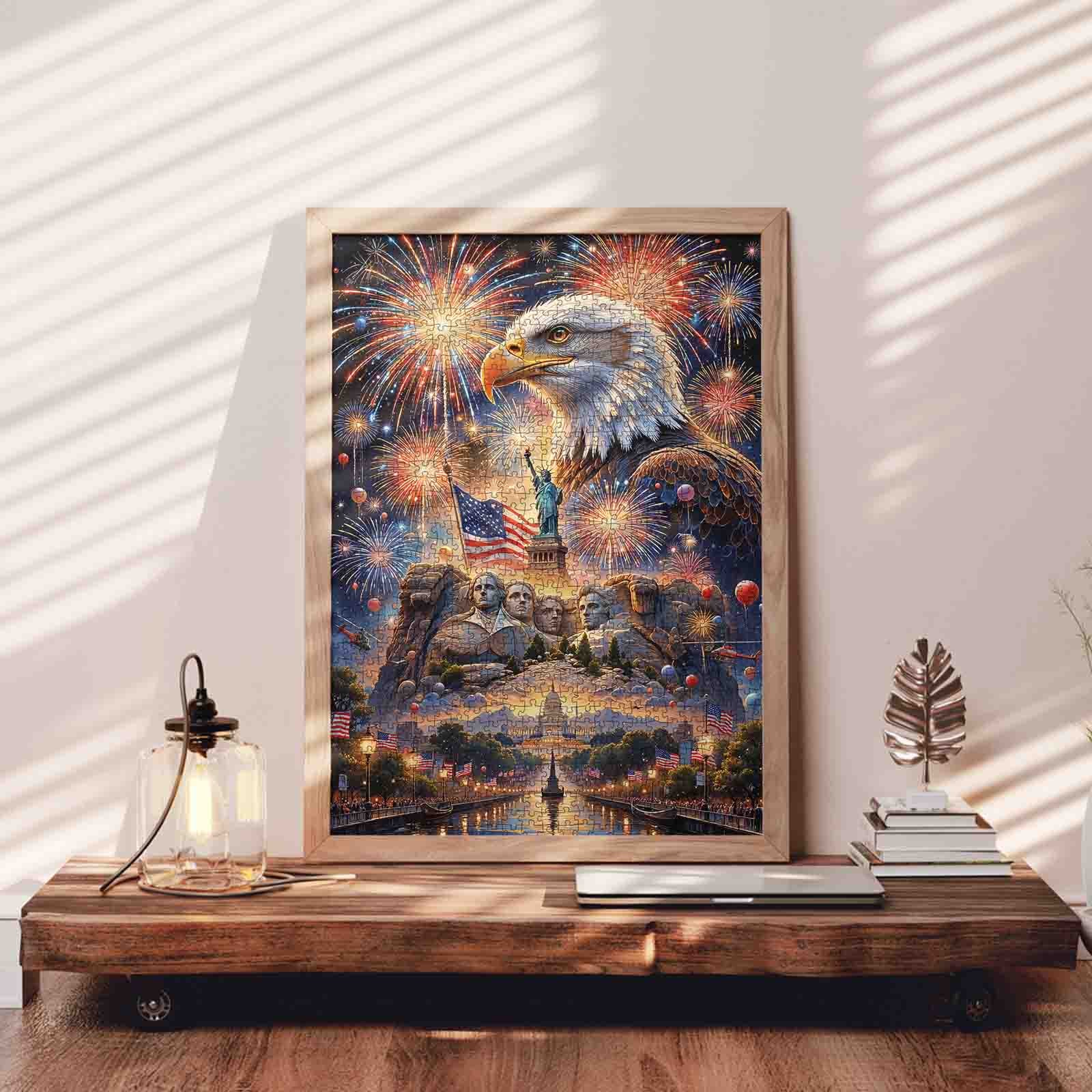 tucocoo-american-freedom-fireworks-puzzle-1000-teile-adler image 3
