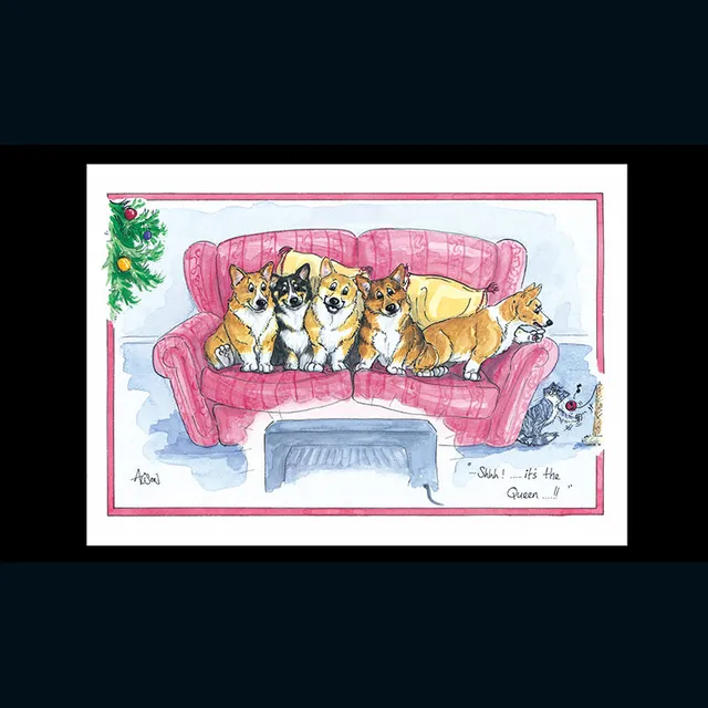 otter-house-alison-s-animals-queen-s-speech-weihnachtskarte image 1