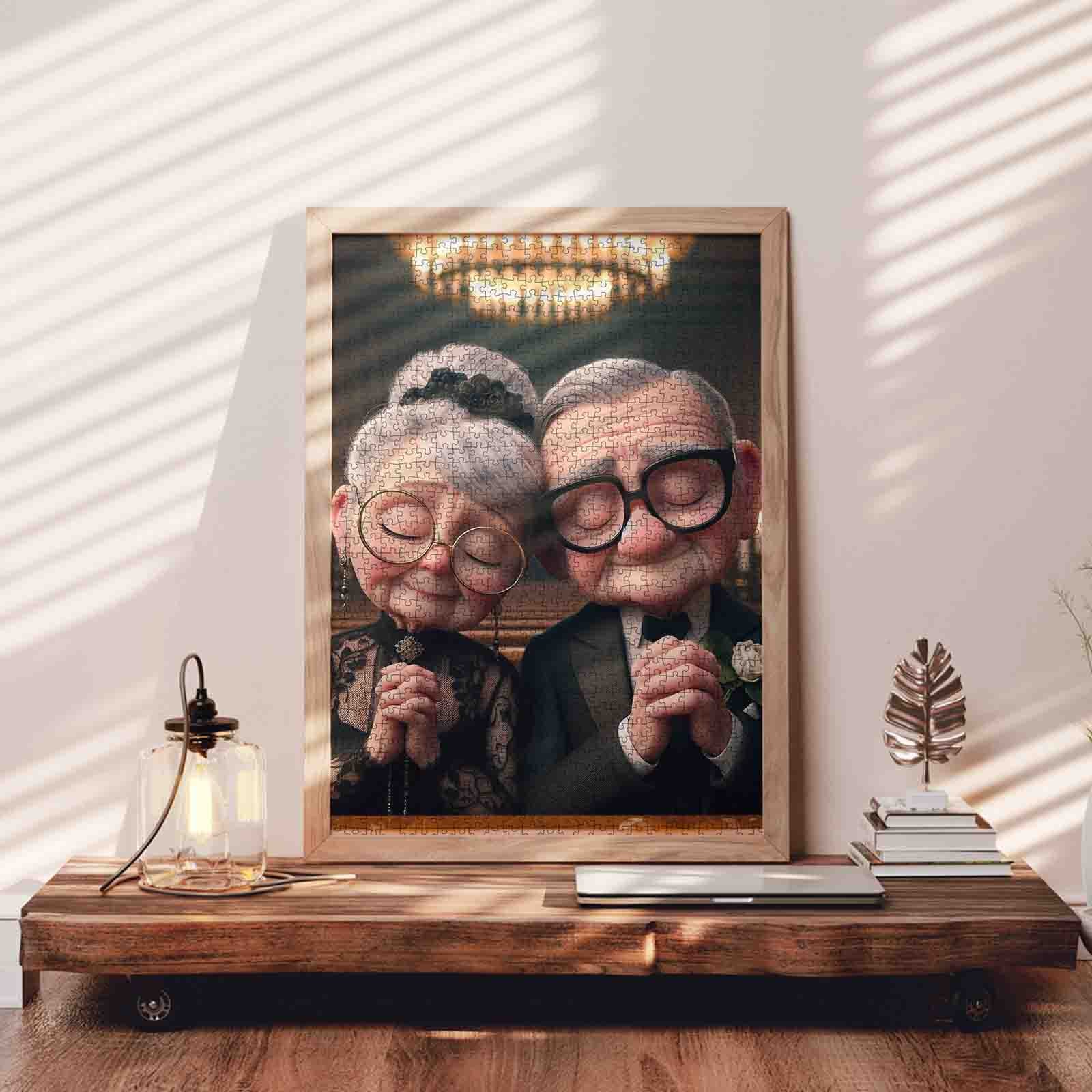 tucocoo-vintage-loving-couple-portrait-puzzle-1000-teile image 3