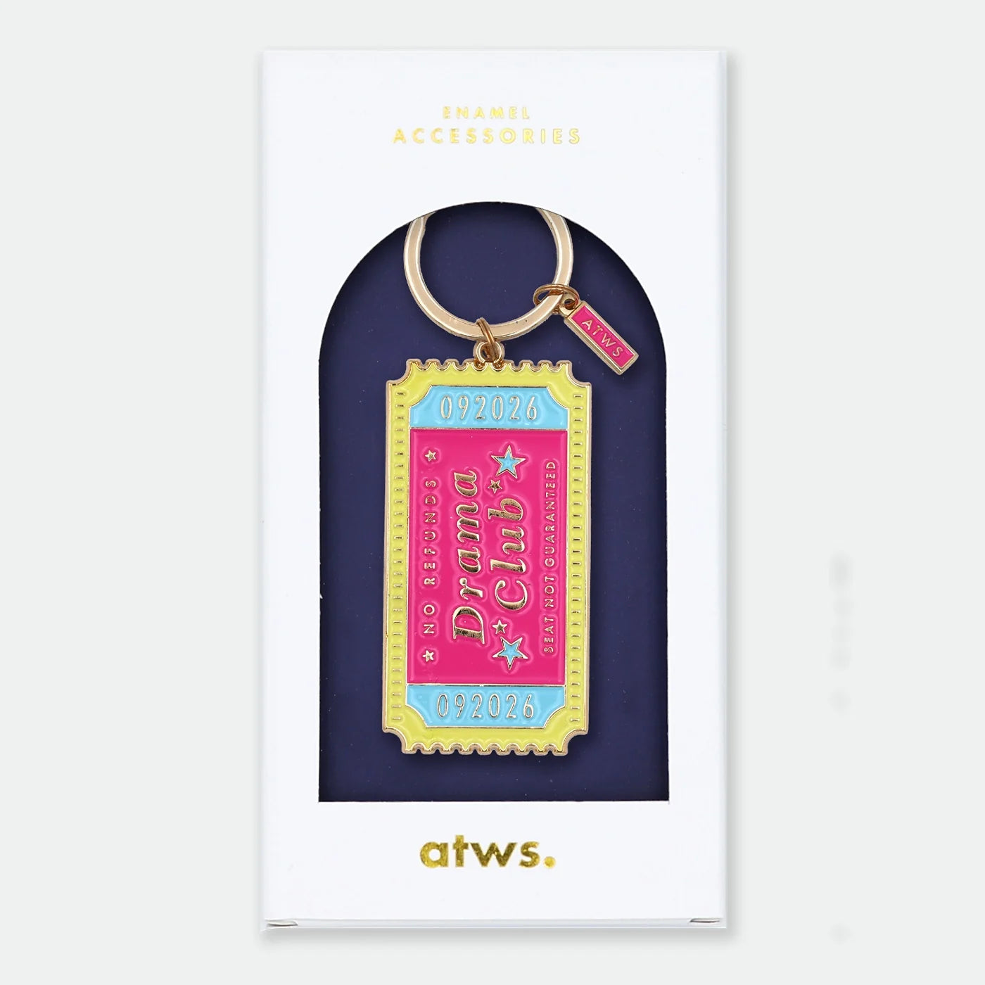 all-the-ways-to-say-drama-club-ticket-schl-sselanh-nger-gold image 1