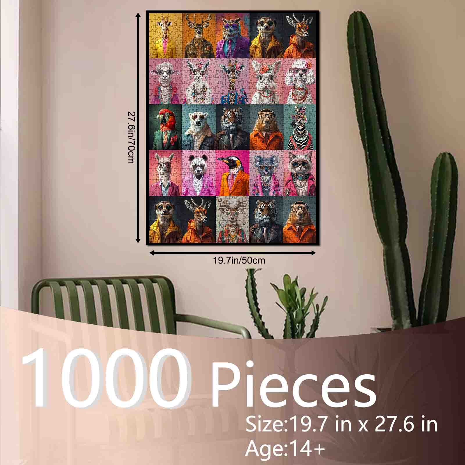 tucocoo-stylish-animal-portrait-gallery-puzzle-1000-teile image 5