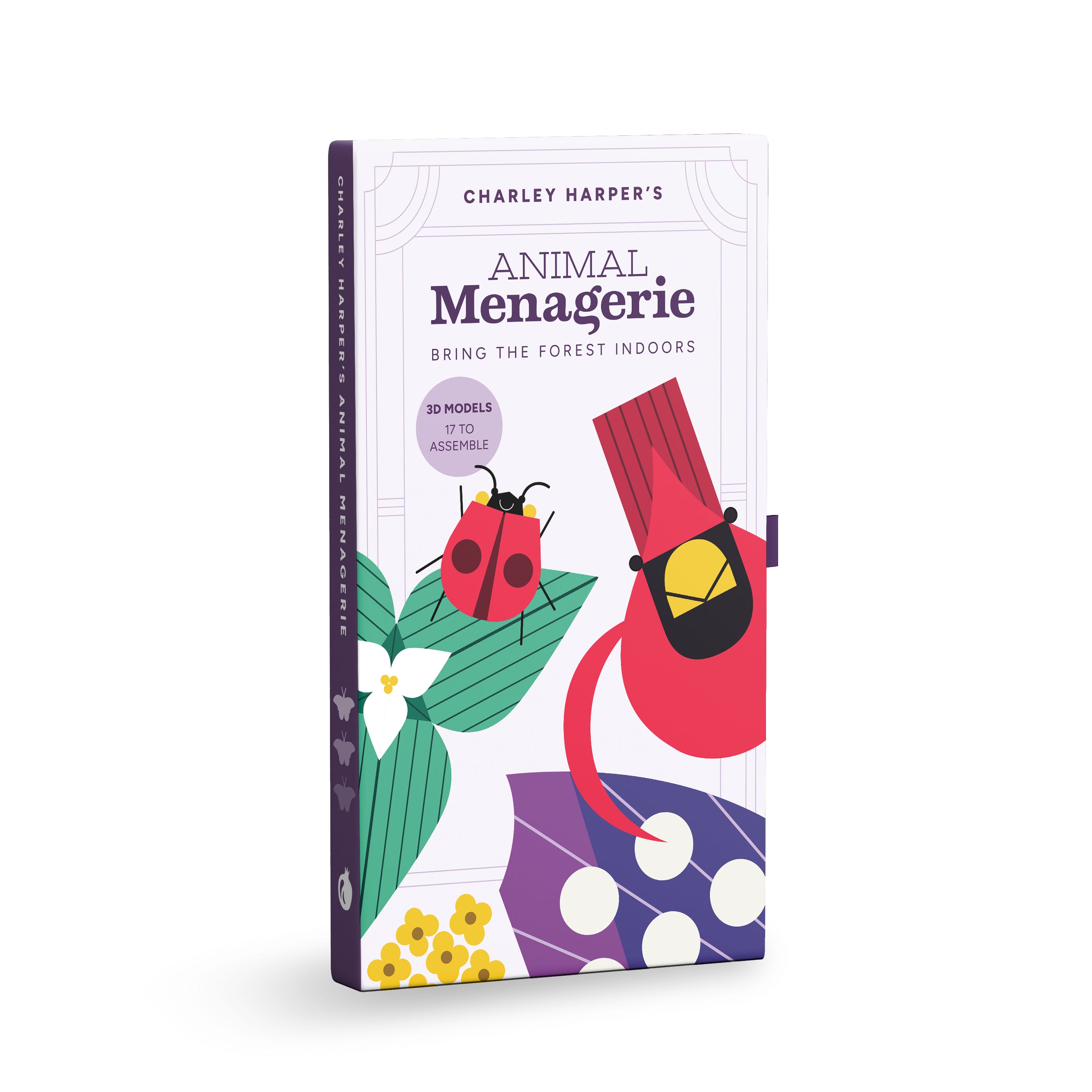 pomegranate-charley-harper-menagerie-geschenkbox-tiere image 3