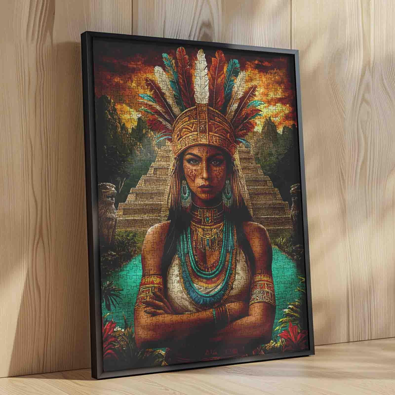 tucocoo-tribal-queen-temple-puzzle-1000-teile-k-nigin image 4