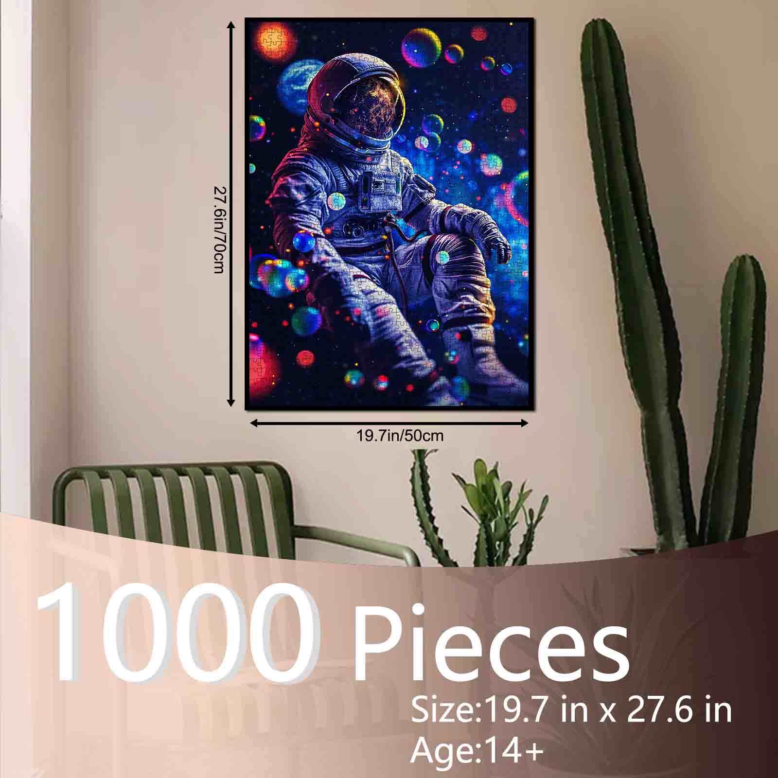 tucocoo-astronaut-looking-at-the-earth-puzzle-1000-teile-weltraum image 5