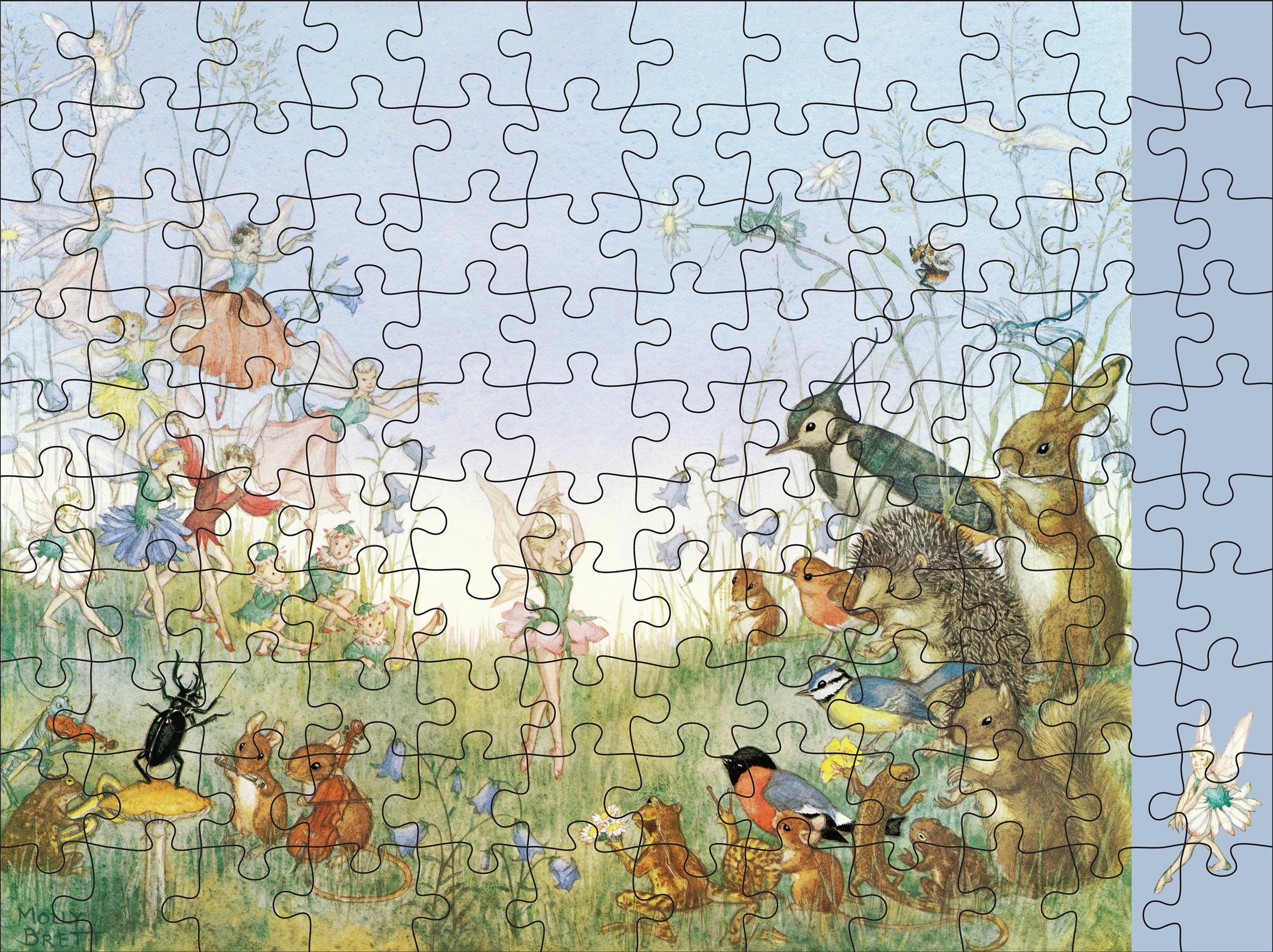 pomegranate-molly-brett-woodland-adventures-puzzle-120-teile image 3