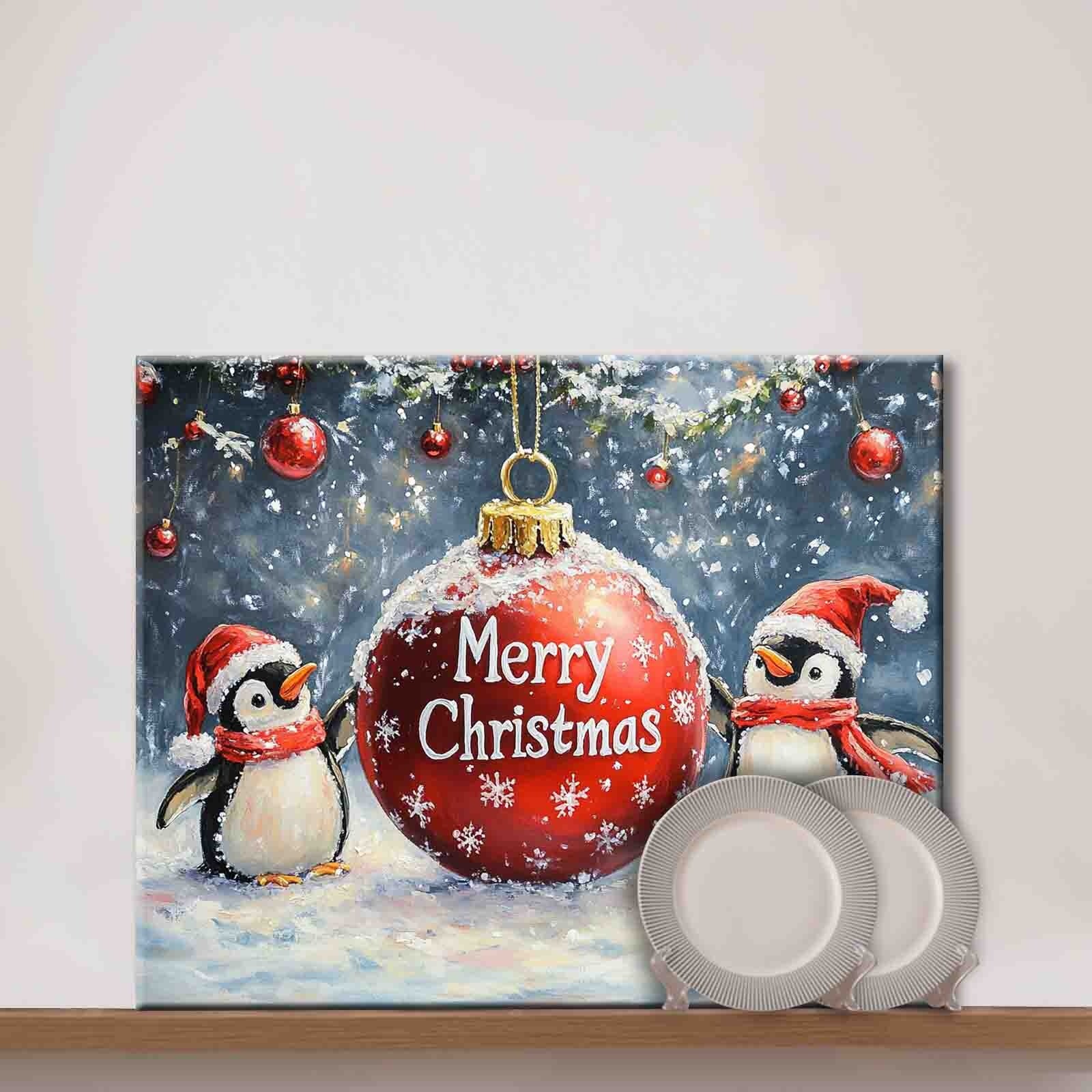 tucocoo-paint-by-numbers-pinguine-weihnachten-malen-nach-zahlen-40x50 image 3