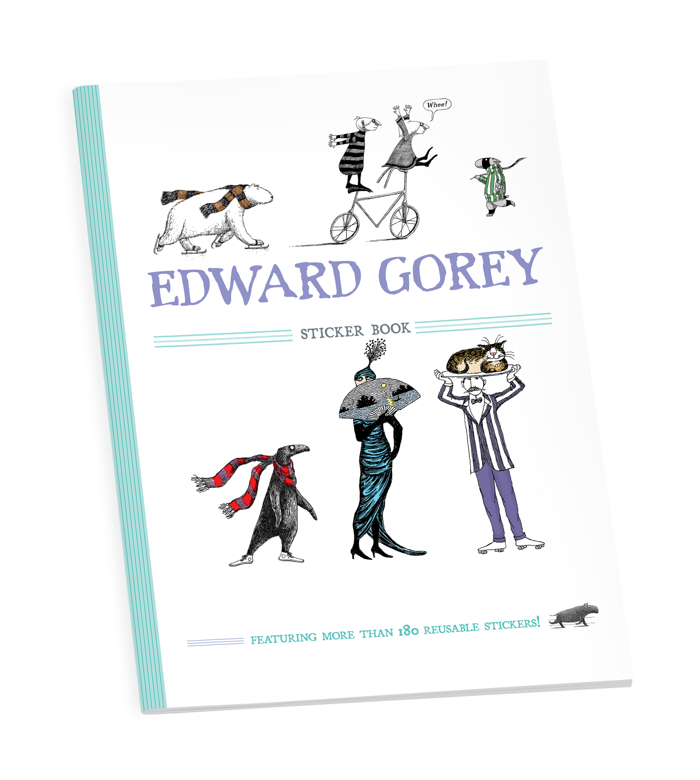 pomegranate-edward-gorey-sticker-book-stickerbuch-185-aufkleber image 1
