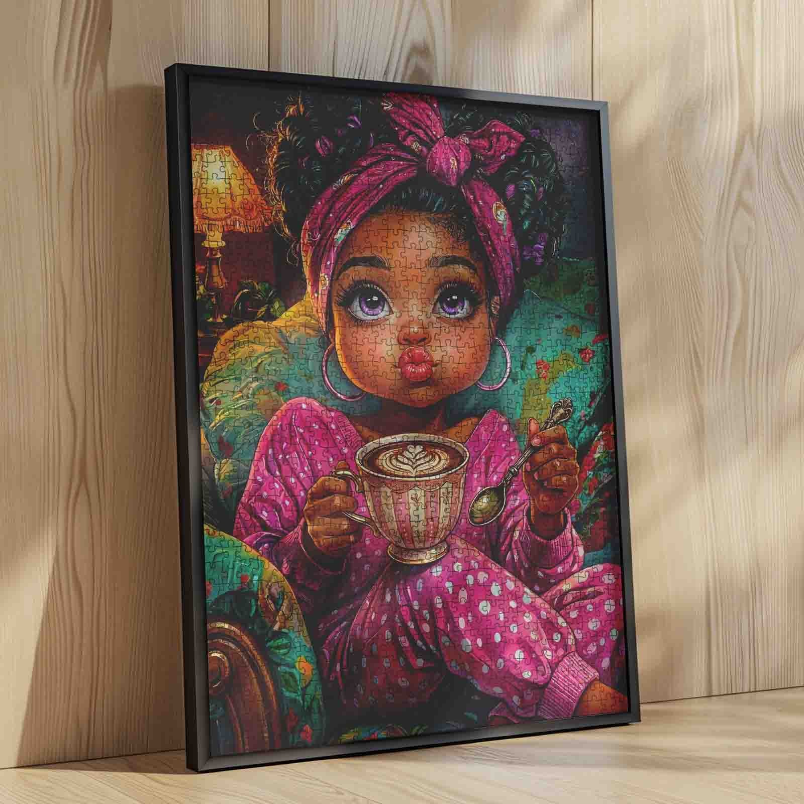 tucocoo-cozy-coffee-time-girl-puzzle-1000-teile-m-dchen image 4