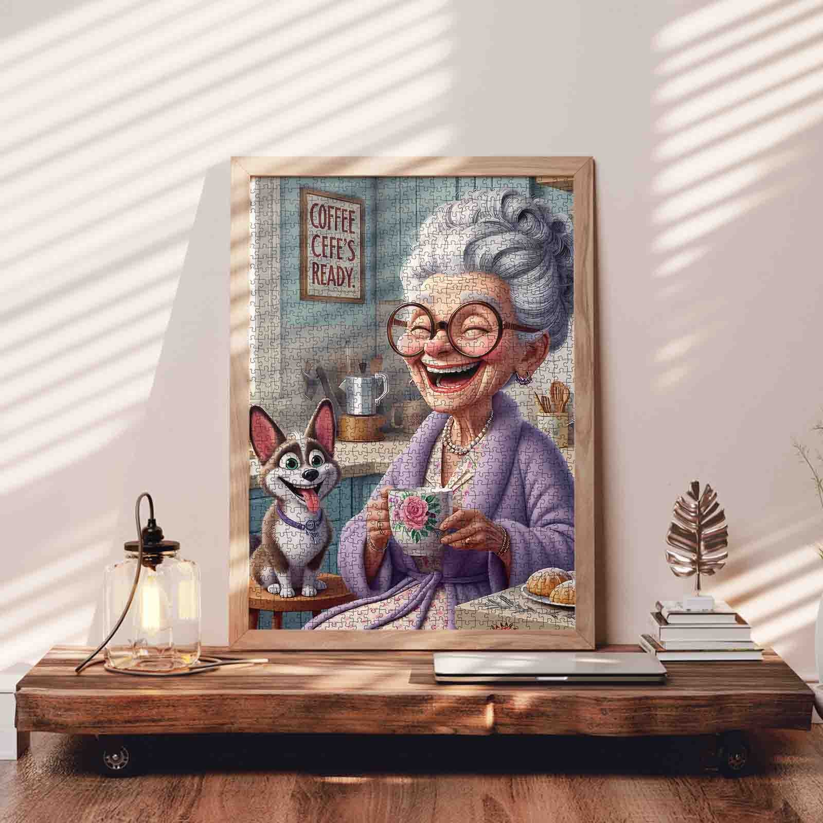 tucocoo-jigsaw-puzzles-happy-grandma-puzzle-1000-teile image 3