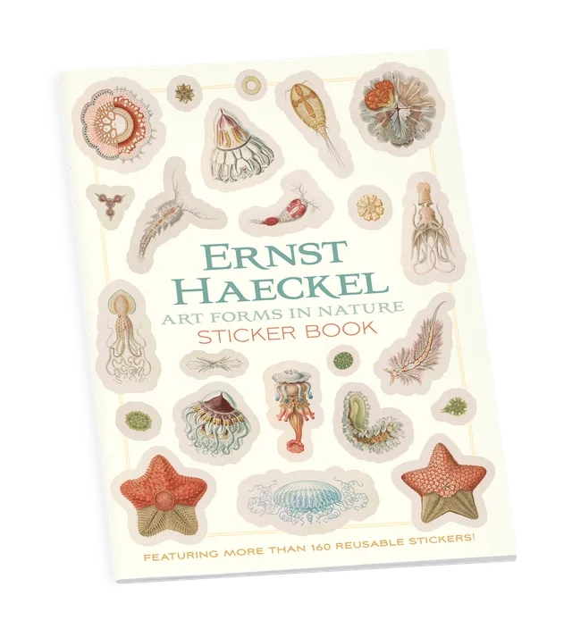 pomegranate-ernst-haeckel-stickerbuch-kunstformen-der-natur-tiere image 1