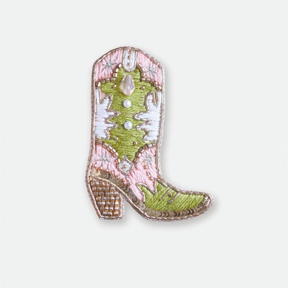 all-the-ways-to-say-santiag-brosche-cowboystiefel-70mm image 1