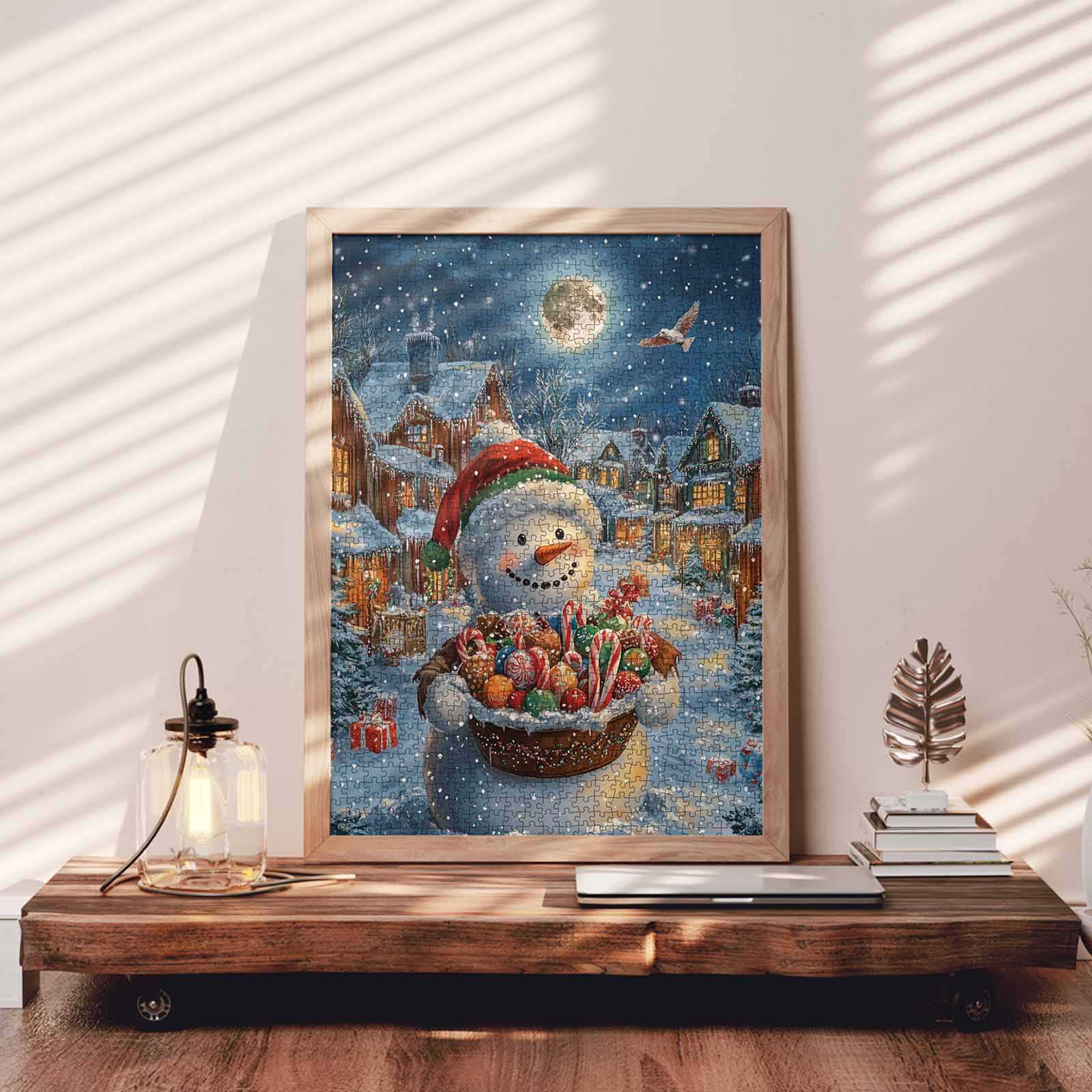 tucocoo-snowman-candy-delight-puzzle-1000-teile-weihnachten image 3