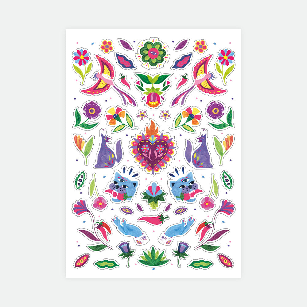 all-the-ways-to-say-mexican-jungle-sticker-3er-set-110-st-ck image 3