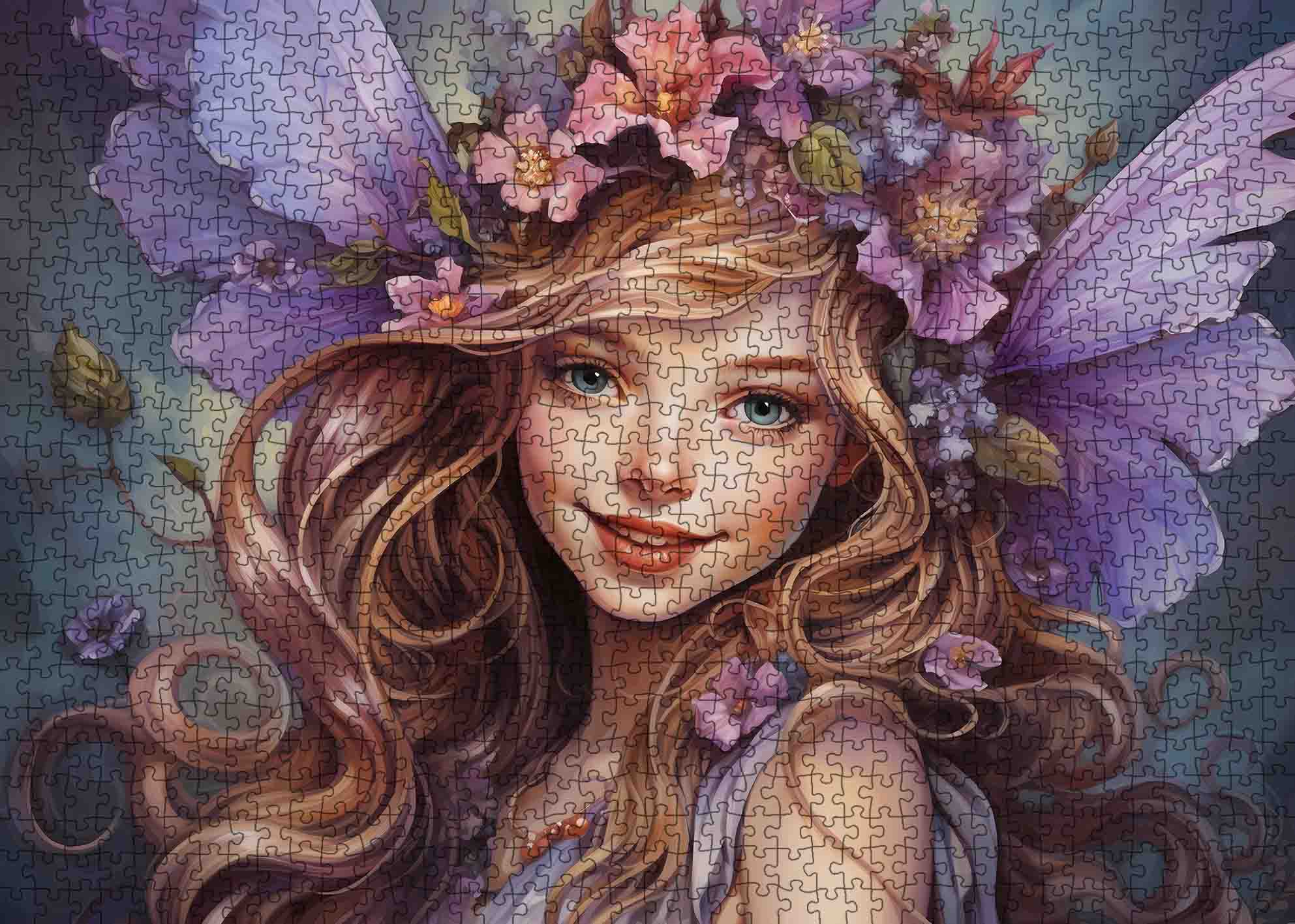 tucocoo-jigsaw-puzzles-fairy-lavender-wings-puzzle-1000-teile-fee image 2