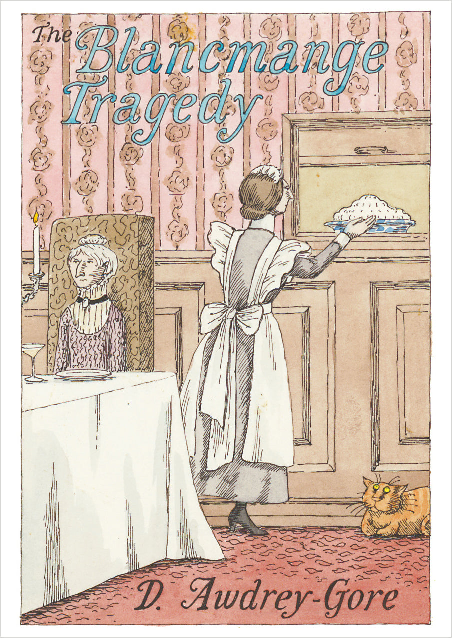 pomegranate-postcards-gorey-blancmange-tragedy-postkarte image 1