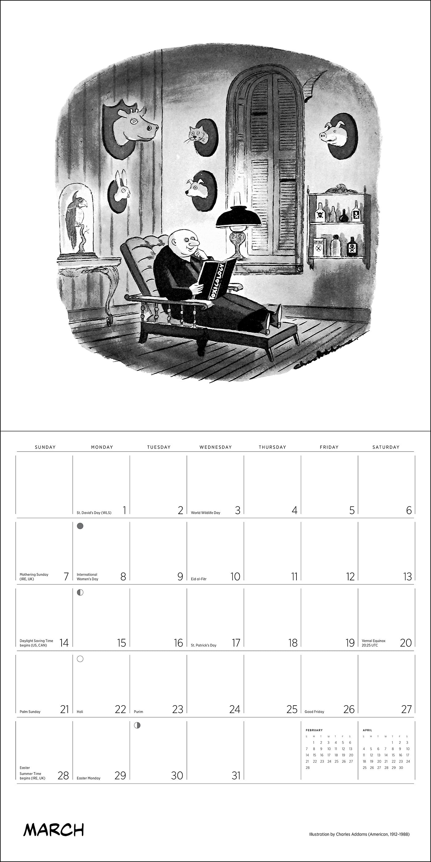 pomegranate-charles-addams-addams-family-wandkalender-2027 image 4