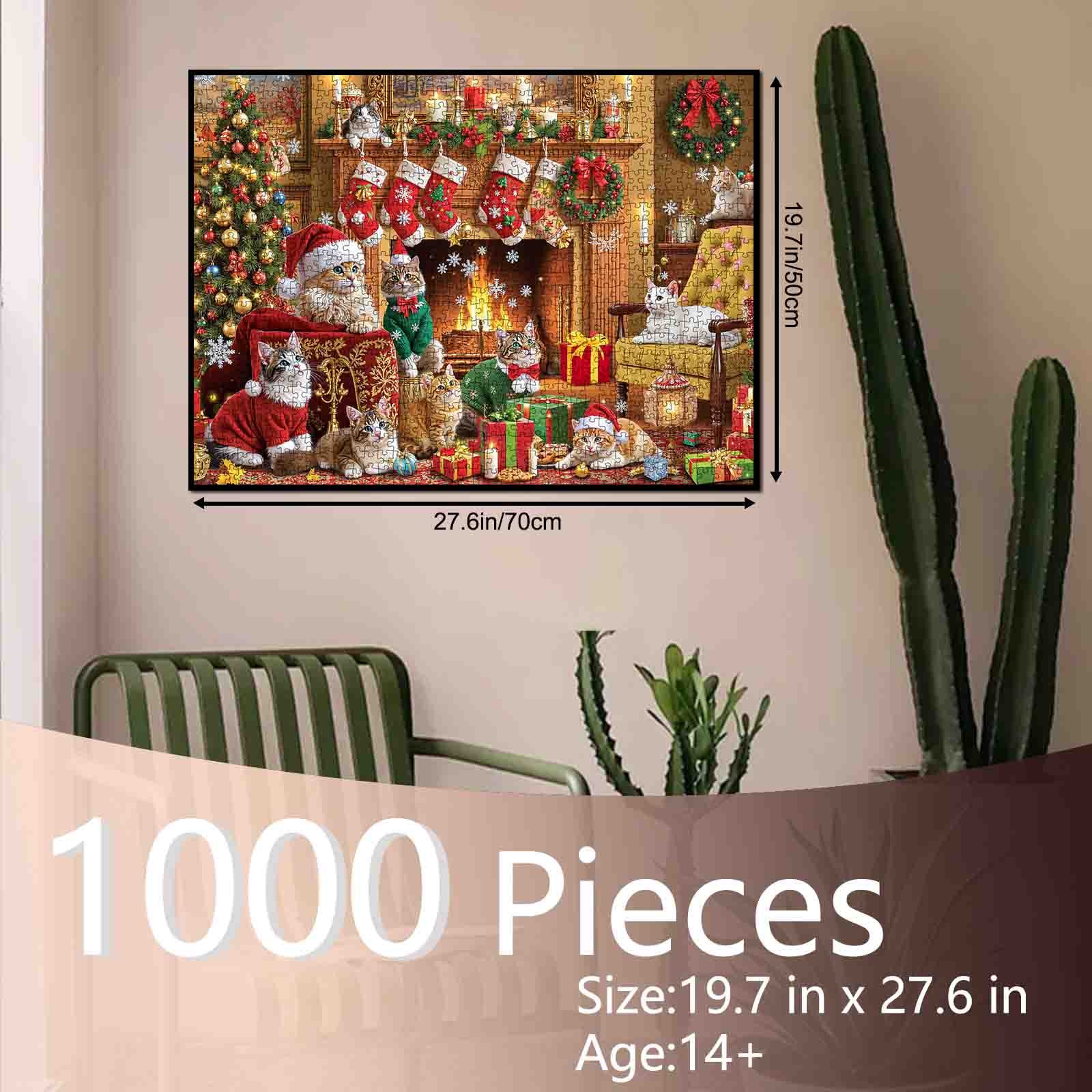 tucocoo-jigsaw-puzzles-festive-christmas-cats-puzzle-1000-teile image 5