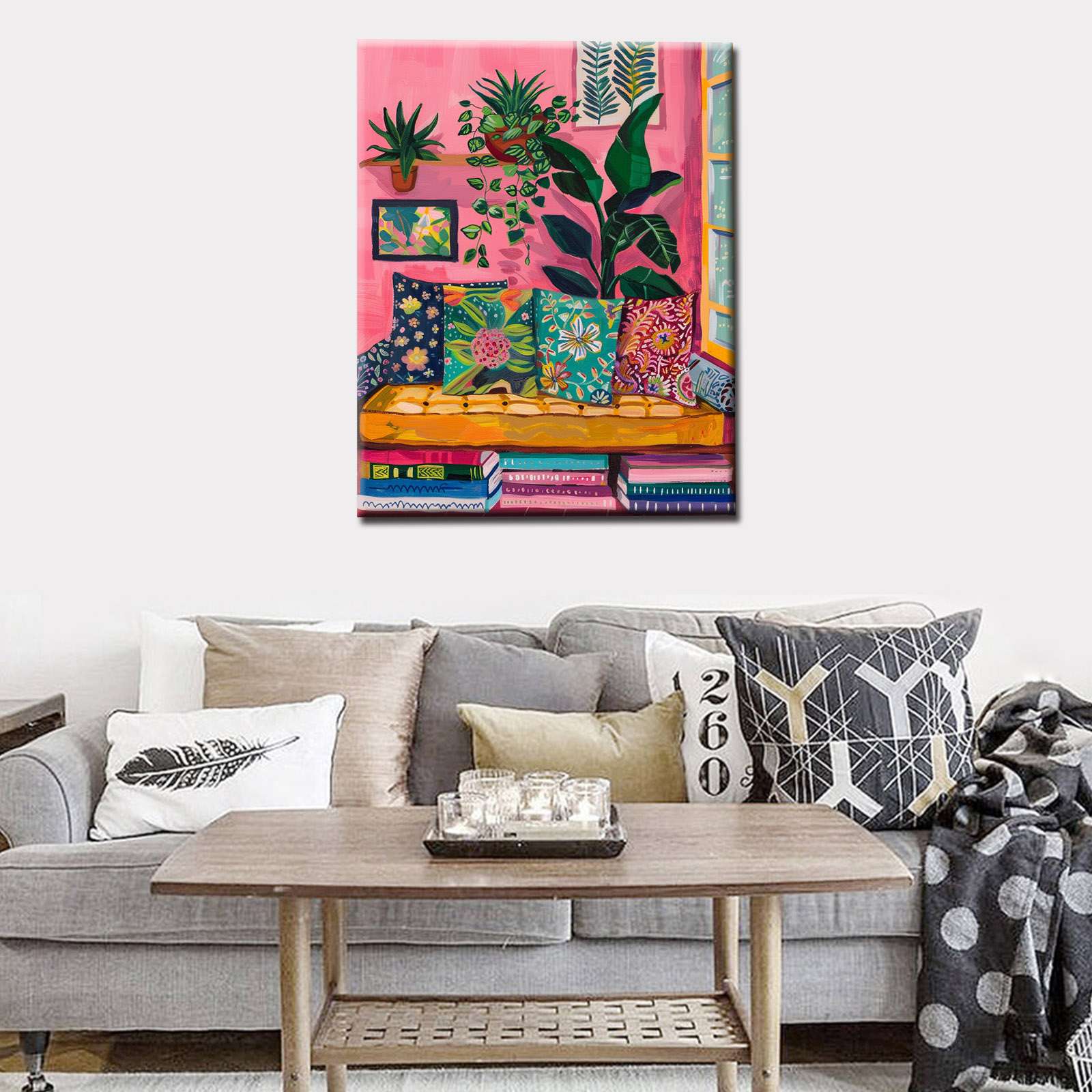 tucocoo-cozy-corner-with-plants-and-pillows-malen-nach-zahlen-40x50 image 3