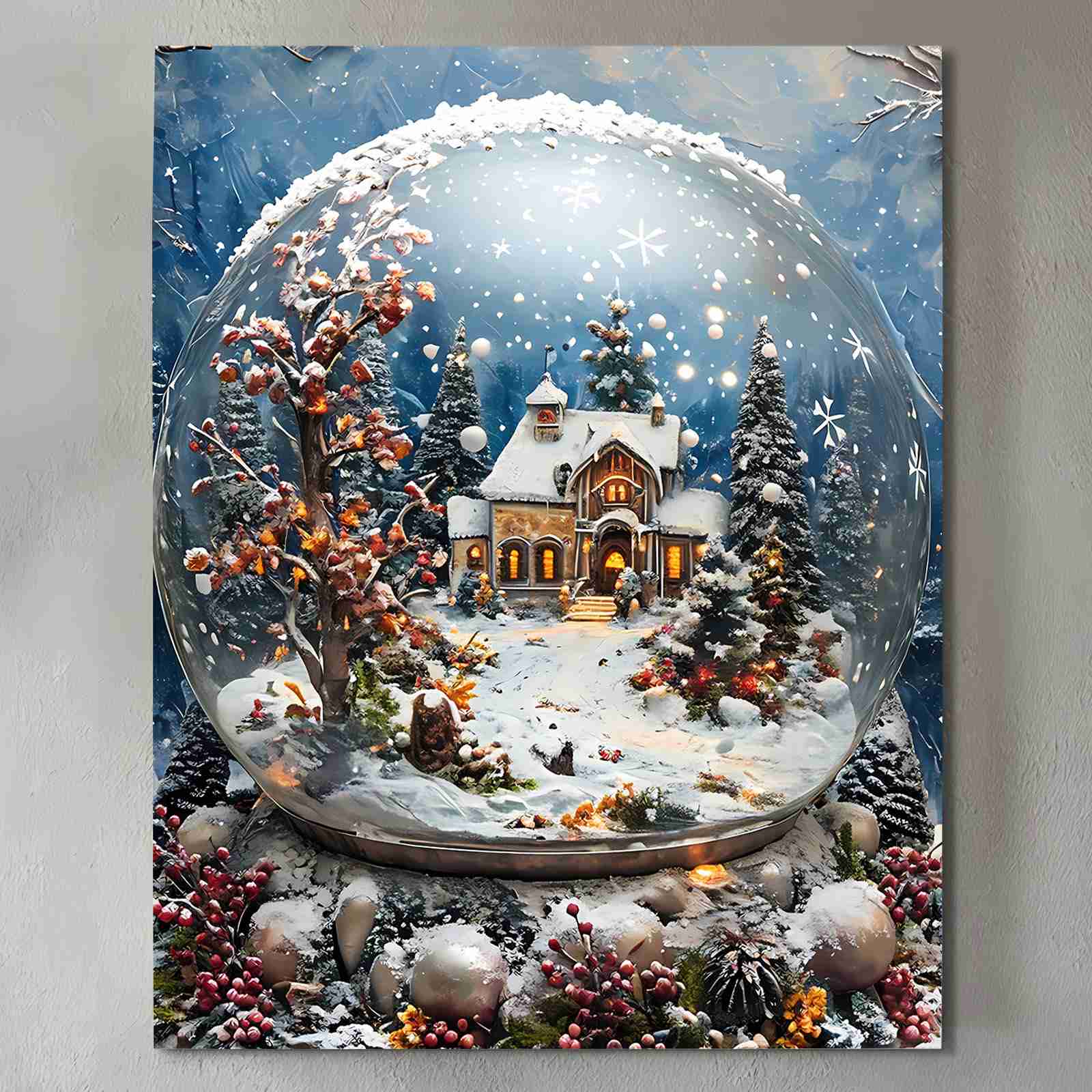 tucocoo-snow-globe-winter-leinwandbild-30x40-weihnachten image 2