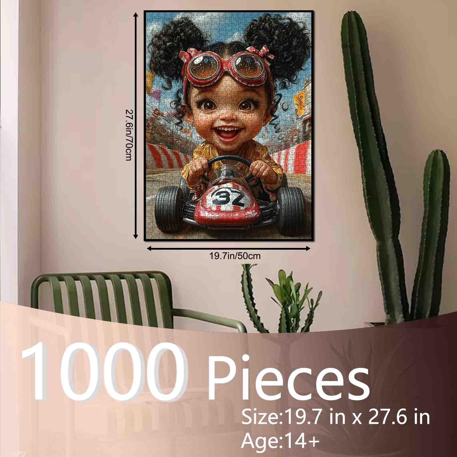 tucocoo-little-girl-race-car-puzzle-1000-teile-rennauto image 5