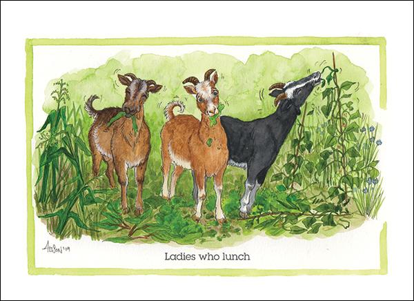 otter-house-alison-s-animals-ladies-who-lunch-gru-karte-150x210mm-humor image 1