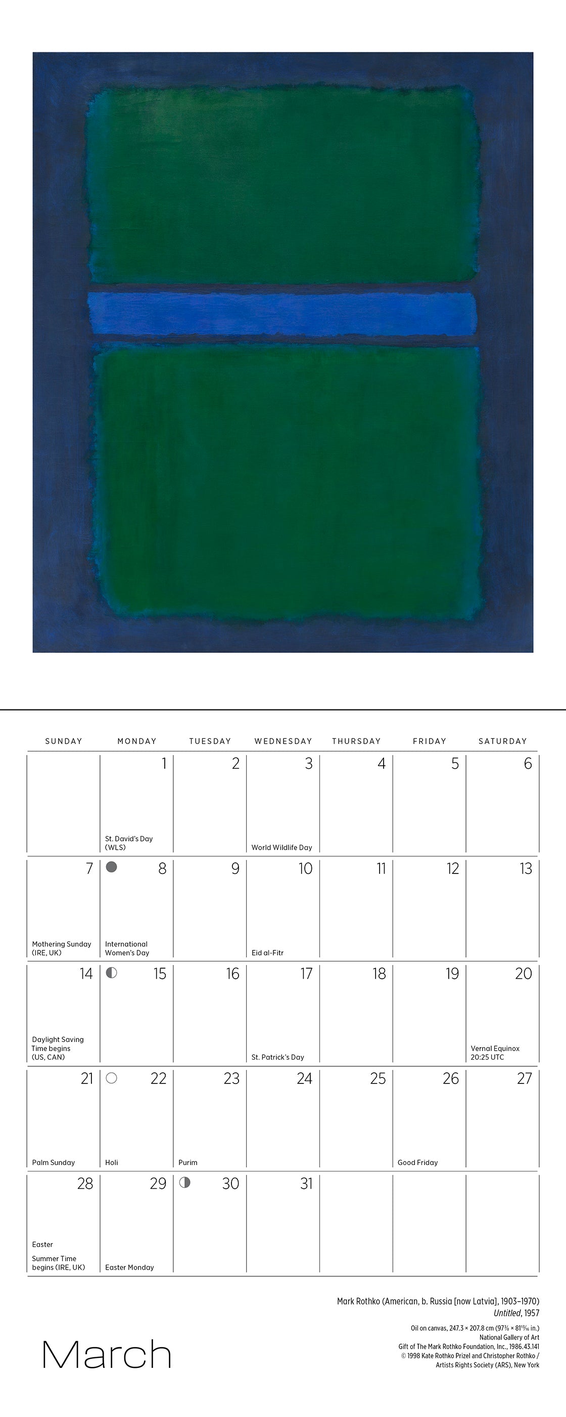pomegranate-rothko-2027-mini-wandkalender-abstrakt image 4