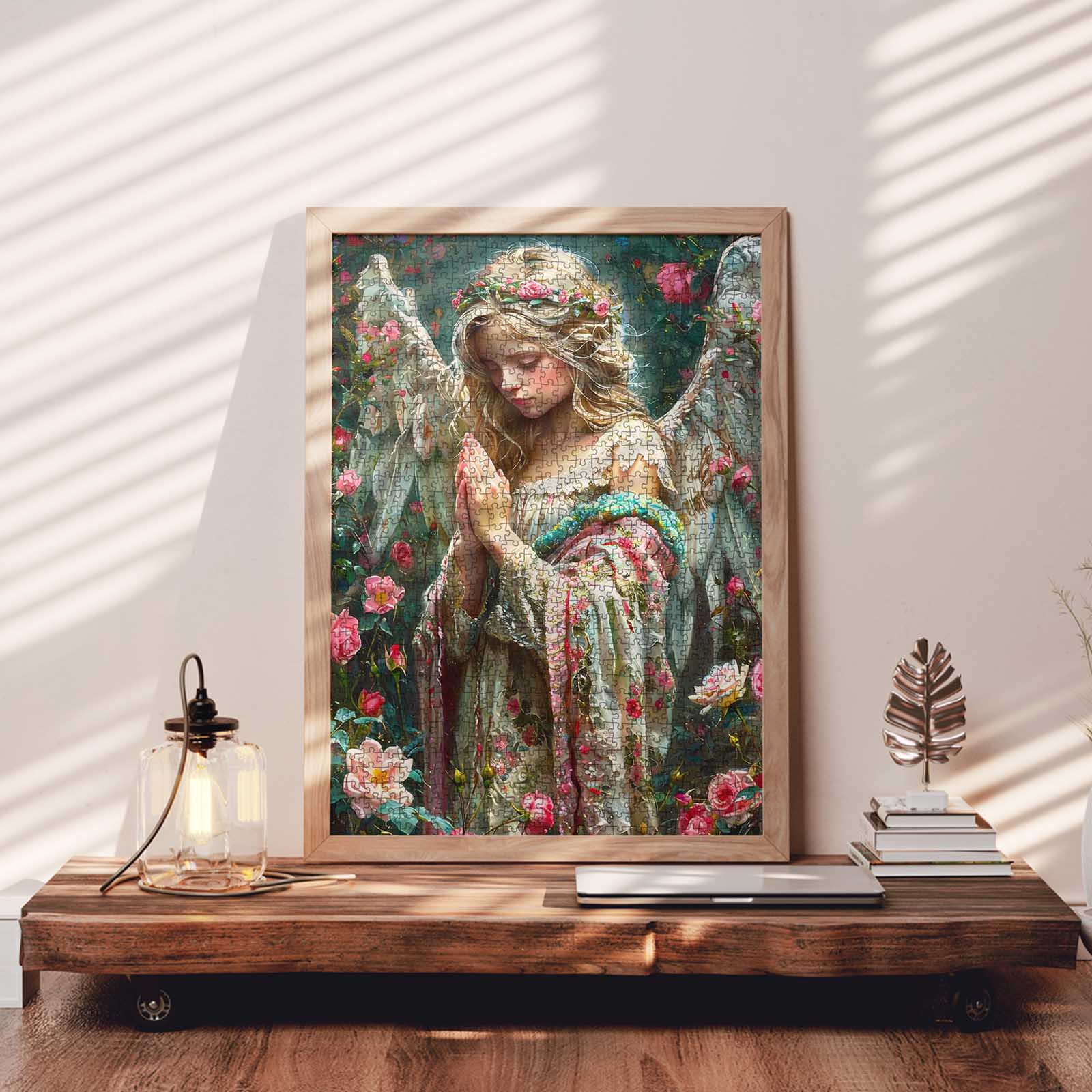 tucocoo-jigsaw-garden-prayer-angel-puzzle-1000-teile-engel image 3