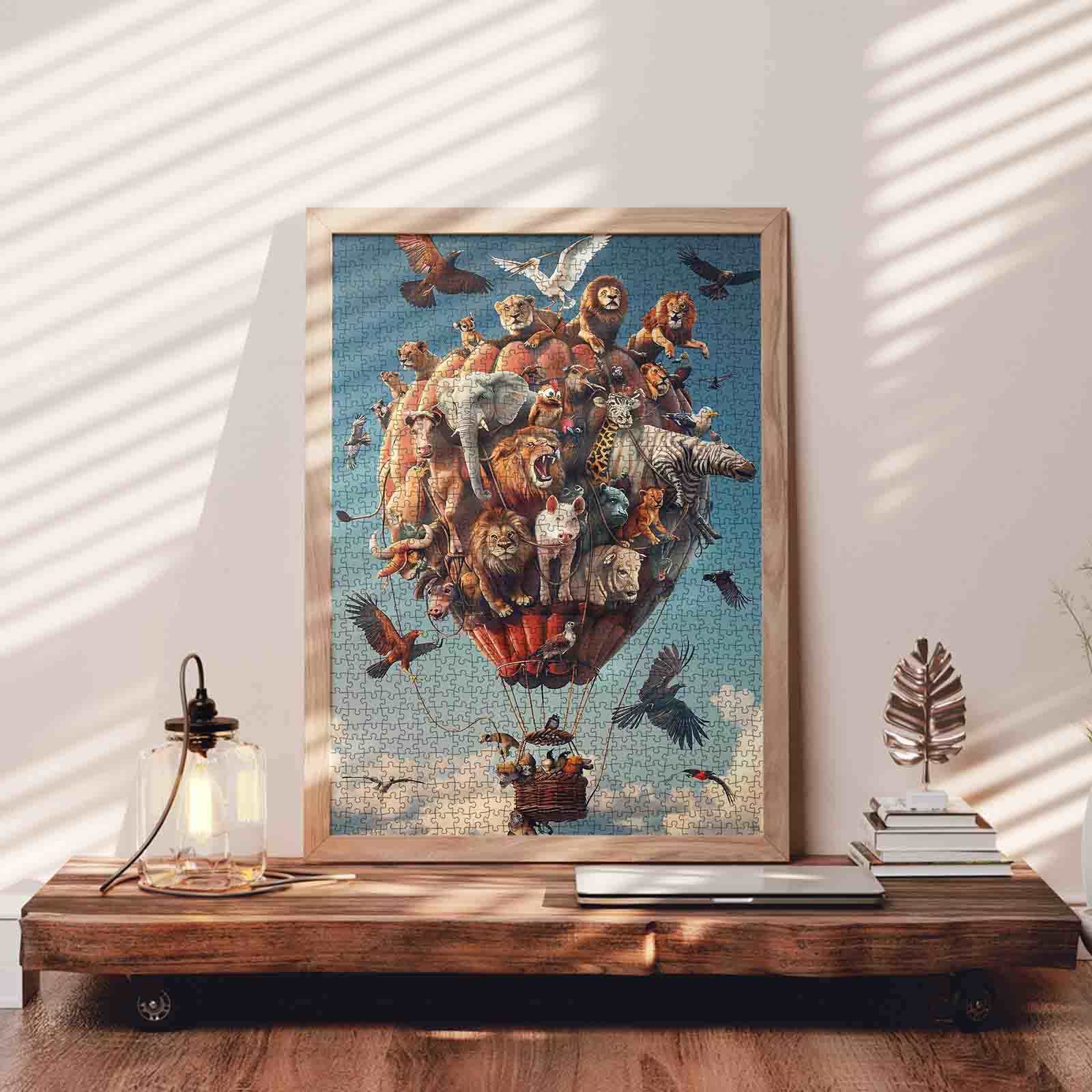 tucocoo-animals-hot-air-balloon-puzzle-1000-teile-tiere image 3