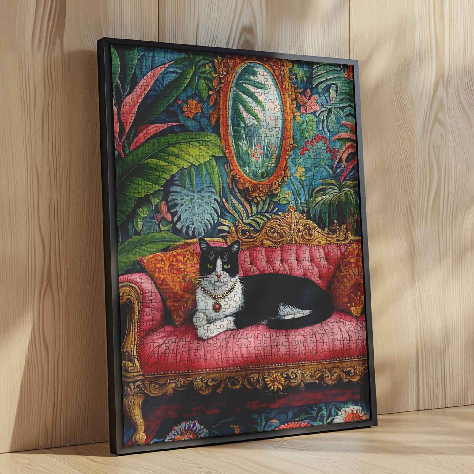 tucocoo-elegant-cat-on-royal-sofa-puzzle-1000-teile-katze image 4