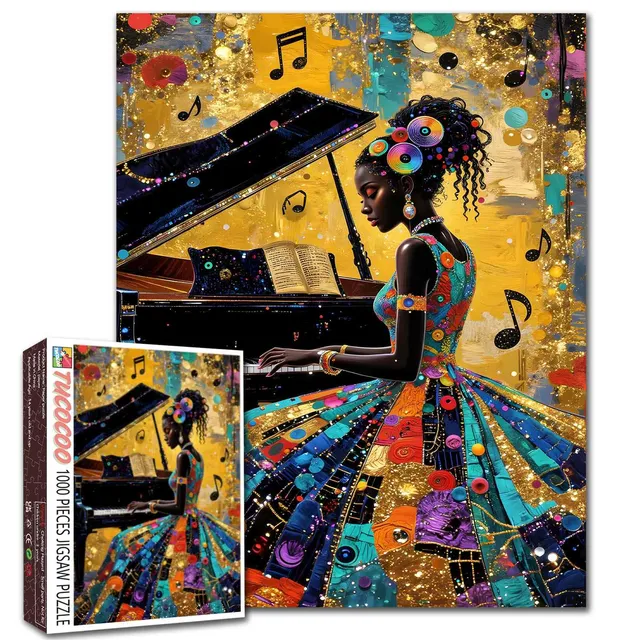 tucocoo-golden-melody-piano-performer-puzzle-1000-teile-klavier image 1