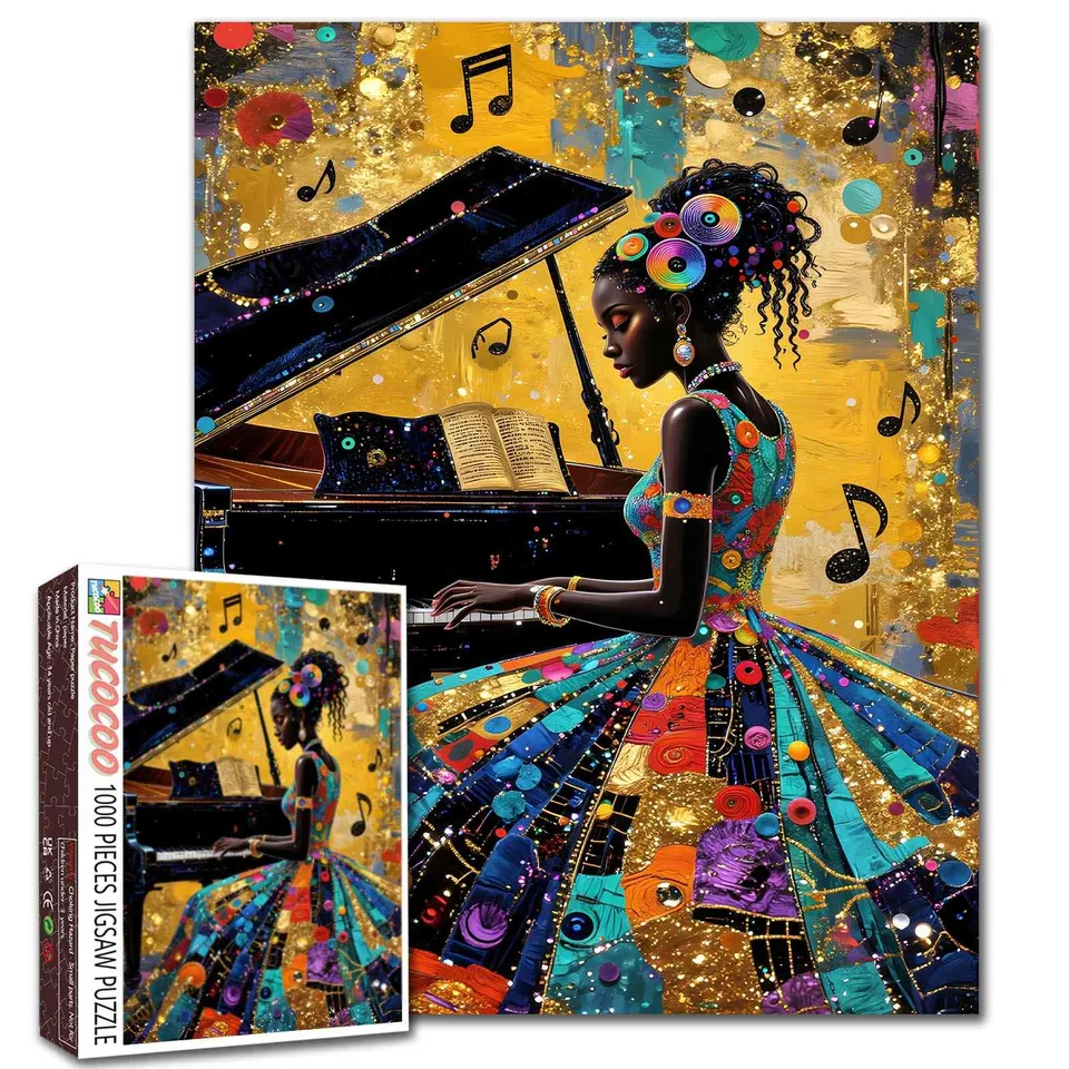 tucocoo-golden-melody-piano-performer-puzzle-1000-teile-klavier image 1