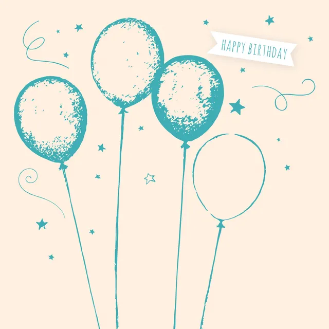 otter-house-feuille-d-or-birthday-balloons-geburtstagskarte image 1
