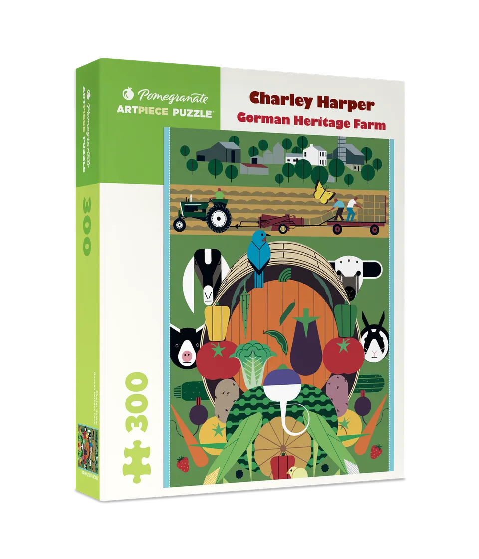 pomegranate-charley-harper-gorman-heritage-farm-puzzle-300-teile image 1