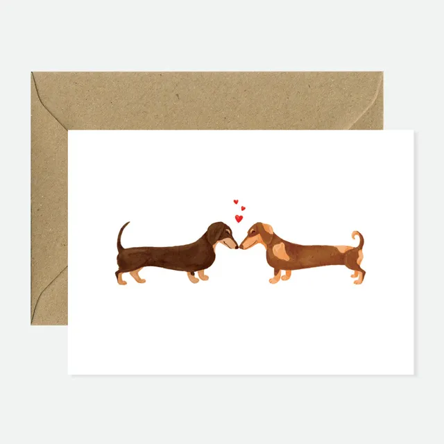 all-the-ways-to-say-greeting-cards-dachshunds-lovers-audio-karte-dackel image 1
