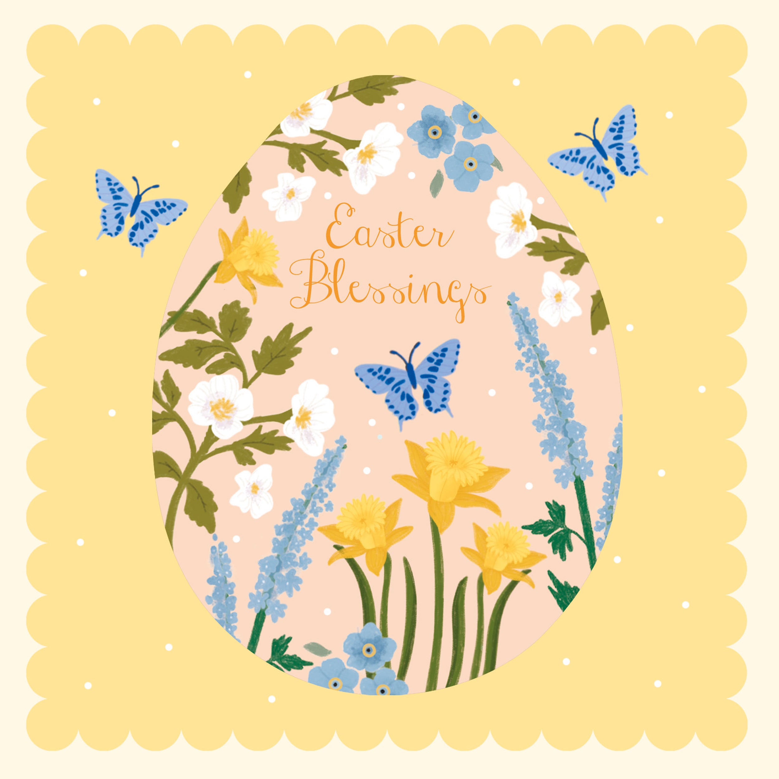 otter-house-greetings-cards-floral-egg-osterkarten-5er-pack-blumen image 1