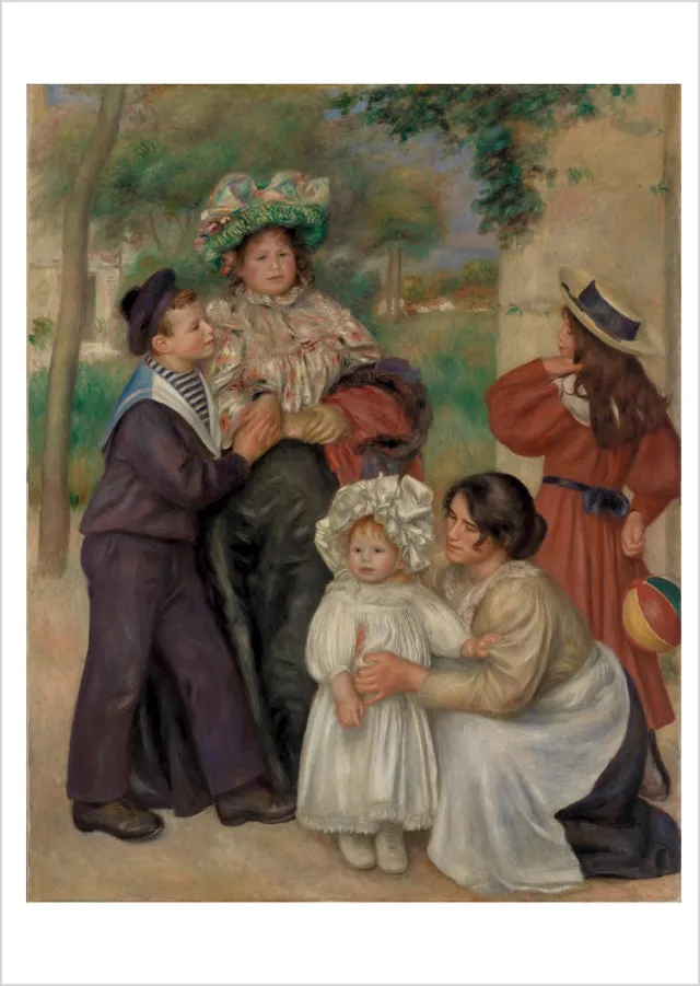 pomegranate-renoir-artist-s-family-klappkarte-impressionismus image 1