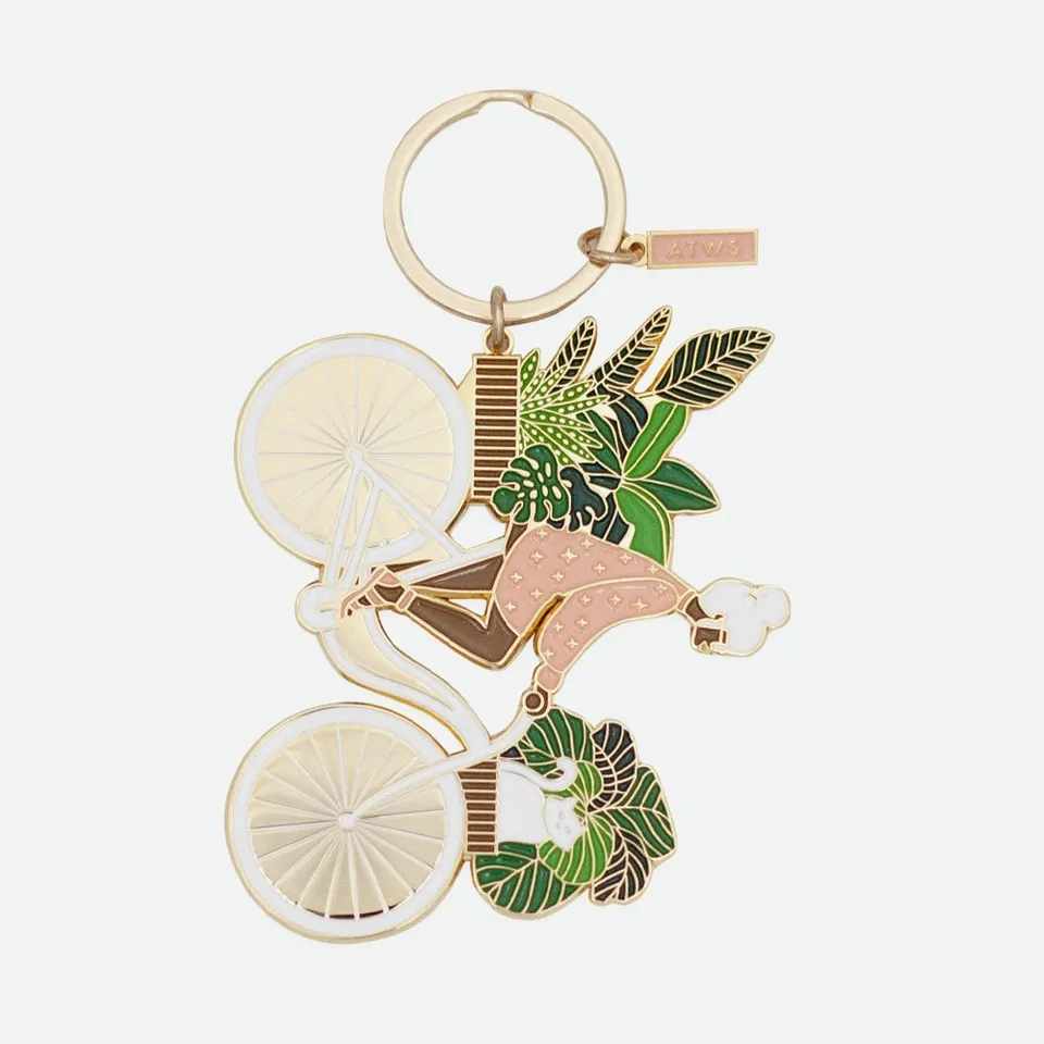 all-the-ways-to-say-her-bicycle-schl-sselanh-nger-fahrrad-gold image 1