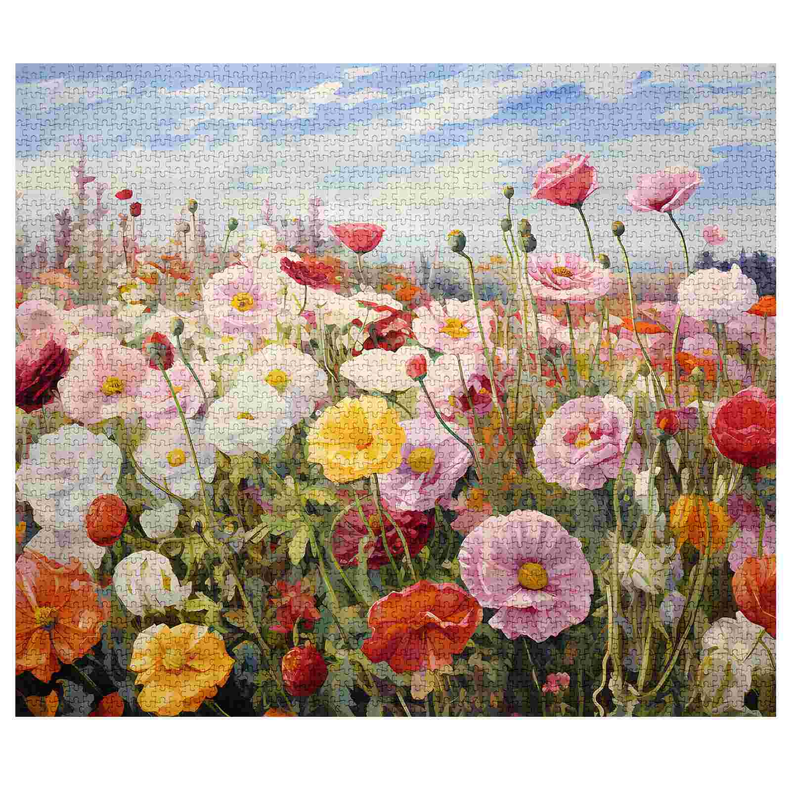 tucocoo-poppy-field-puzzle-1000-teile-mohnblumen image 2
