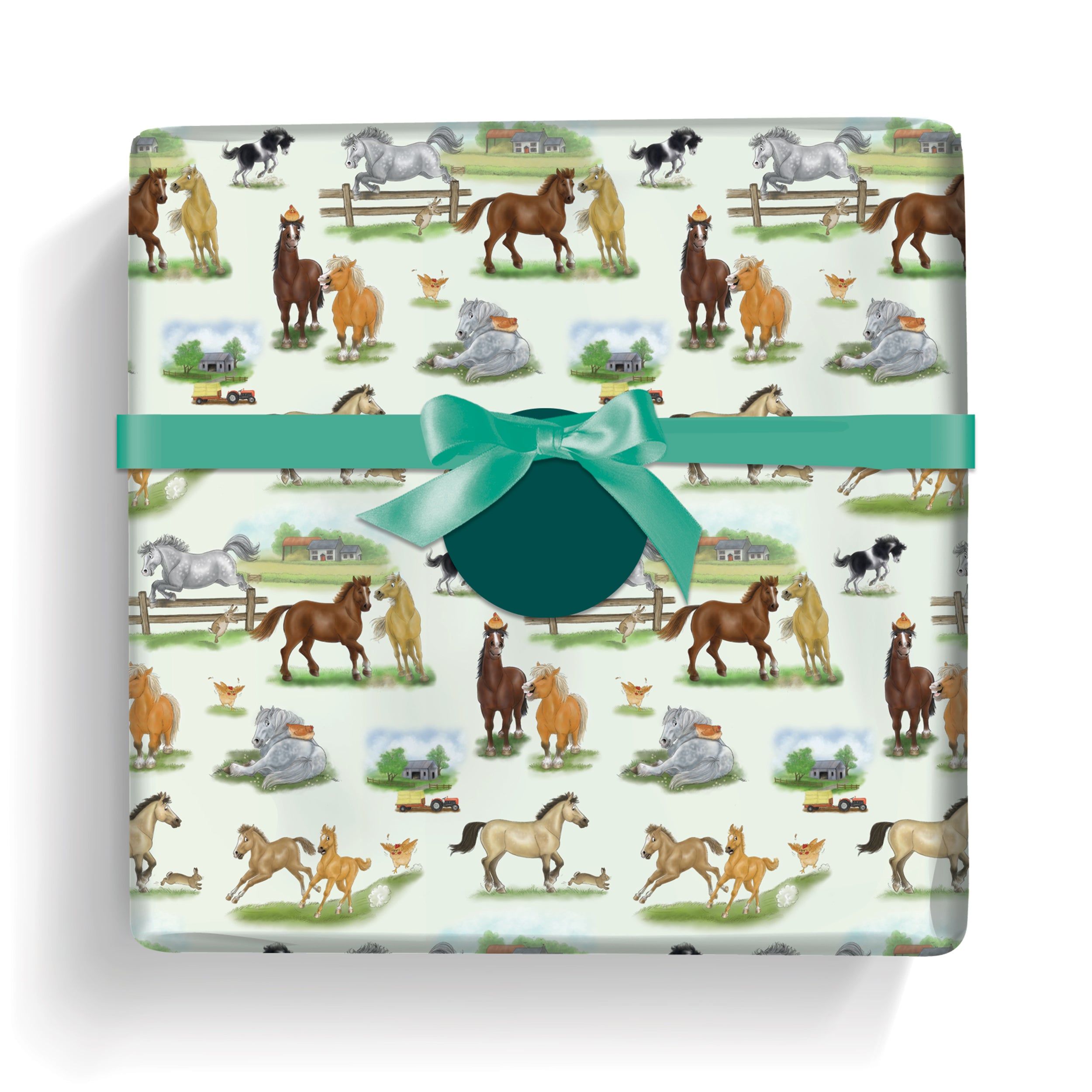 otter-house-alisons-animals-pferd-geschenkpapier-set-tags image 3