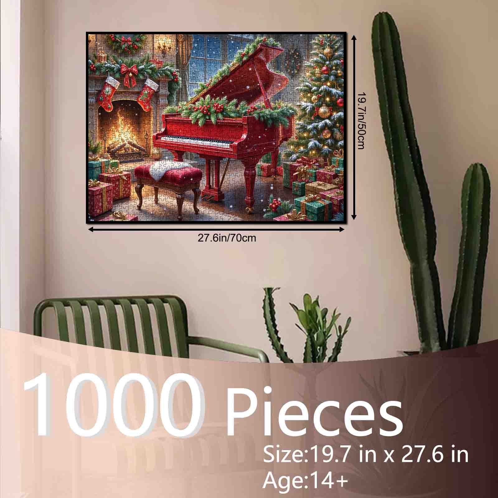 tucocoo-festive-red-piano-hearth-puzzle-1000-teile-klavier image 5