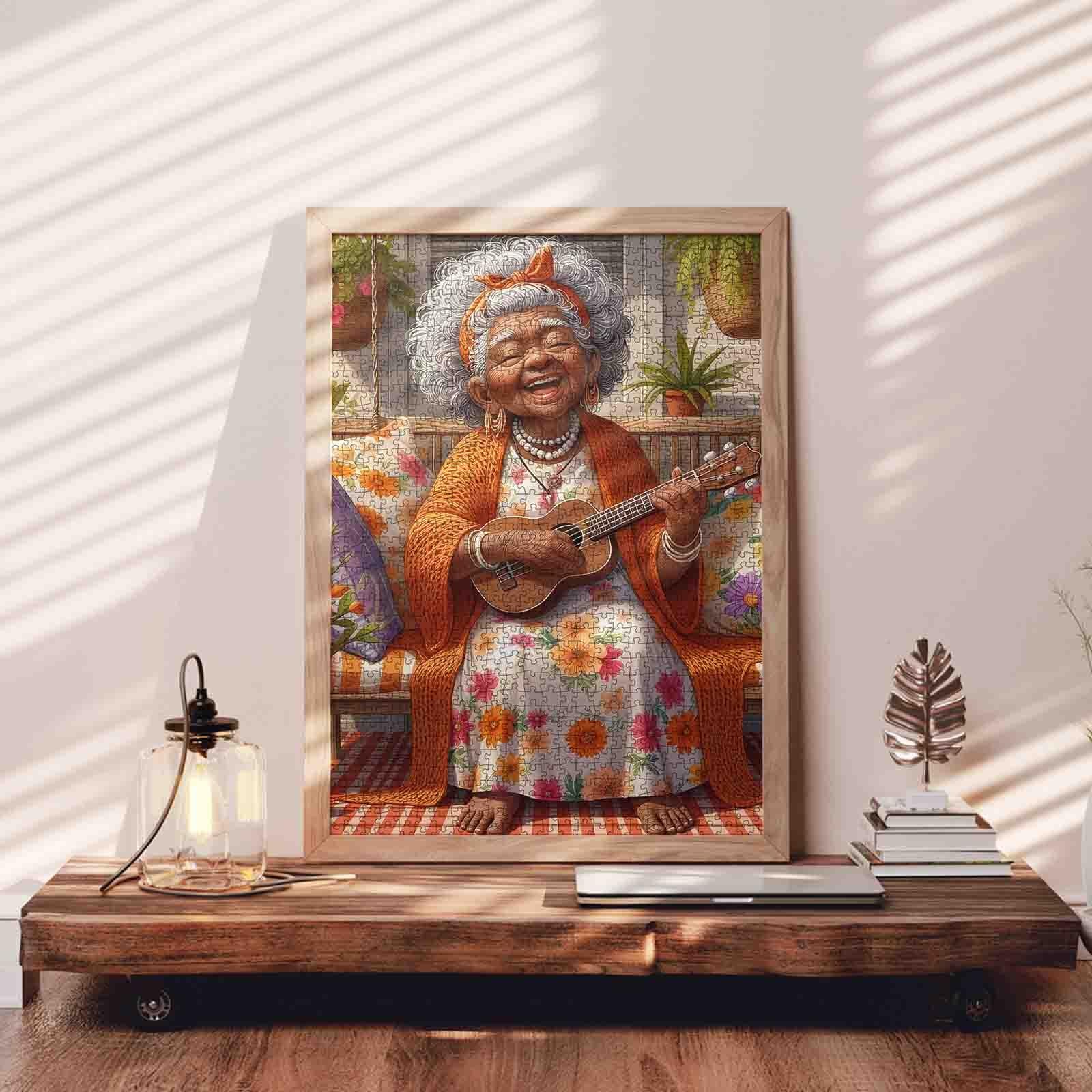 tucocoo-ukulele-serenade-puzzle-1000-teile-seniorin image 3