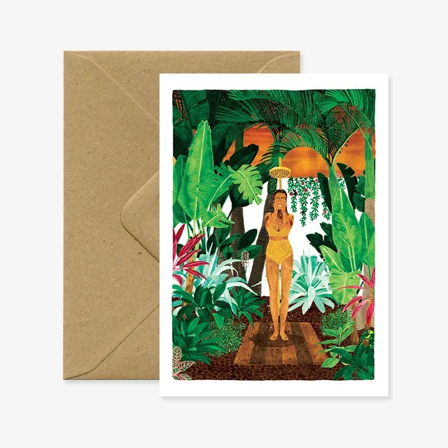 all-the-ways-to-say-summer-shower-gru-karte-gold-a6 image 1