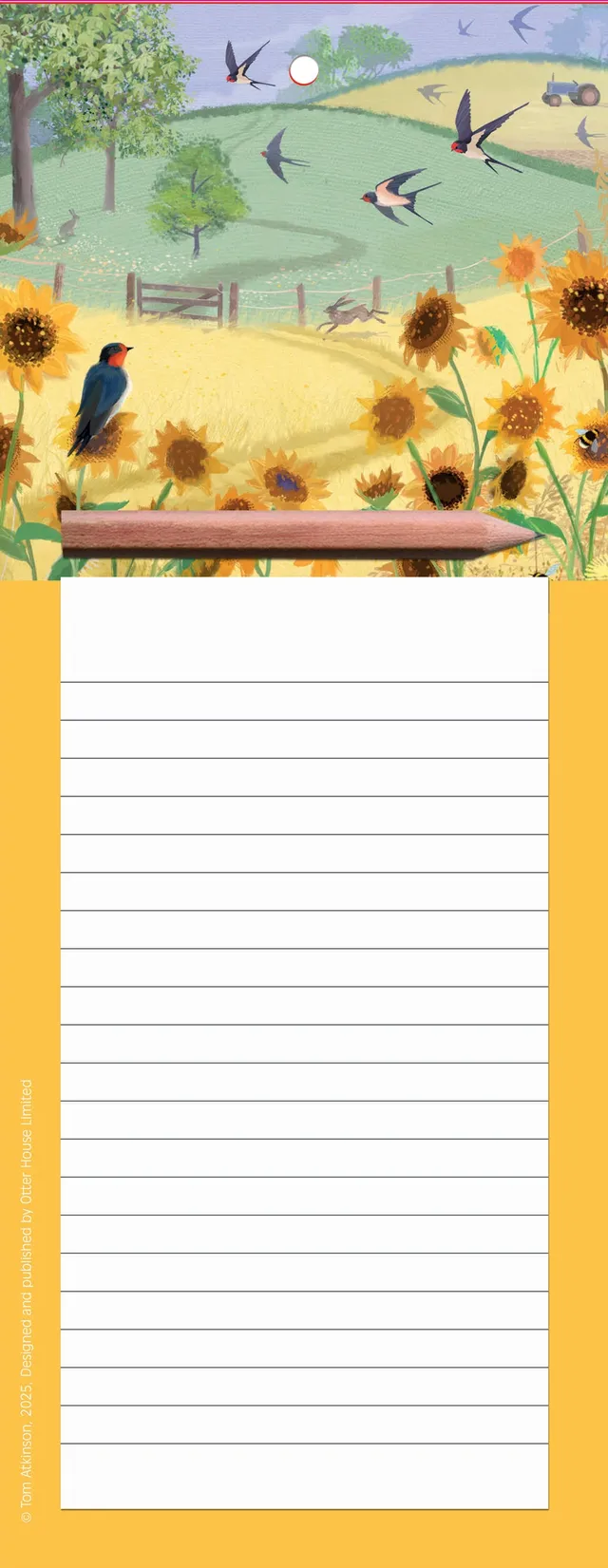 otter-house-heydays-memo-notizblock-magnet-schwalben image 1