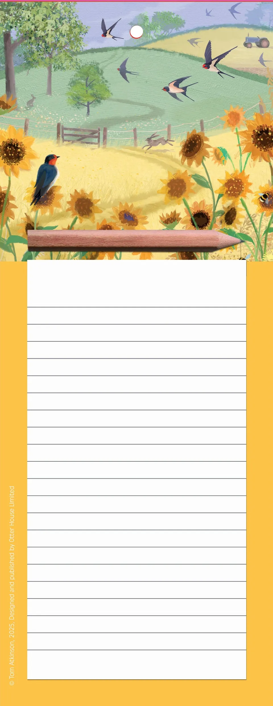 otter-house-heydays-memo-notizblock-magnet-schwalben image 1