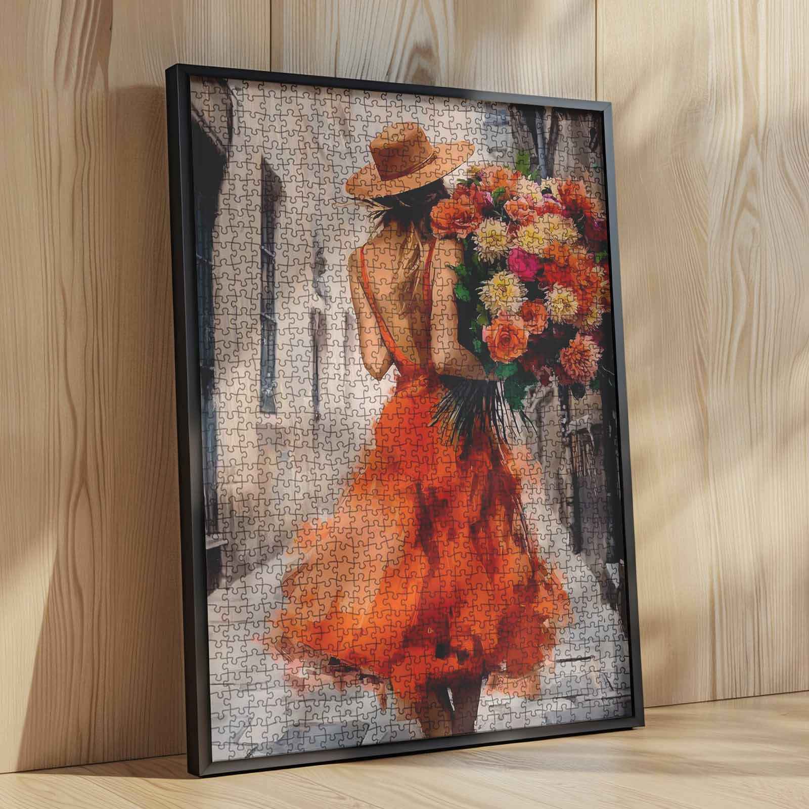 tucocoo-floral-embrace-puzzle-1000-teile-frauenportrait image 4