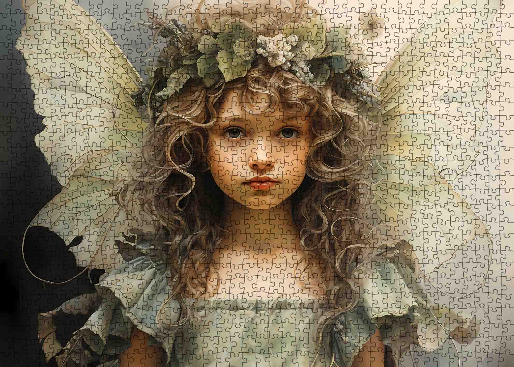tucocoo-serene-fairy-with-leafy-crown-puzzle-1000-teile image 2